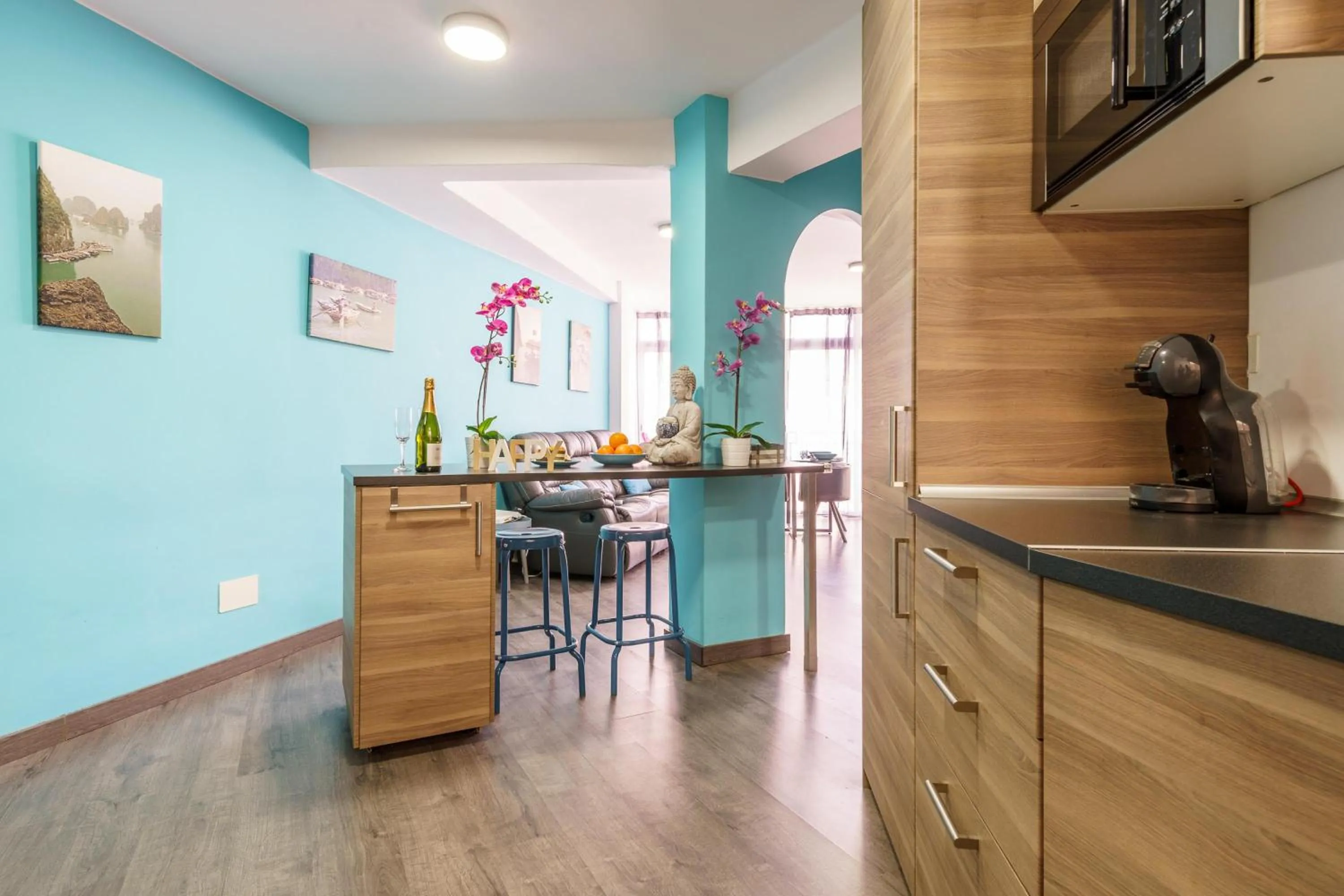 Kitchen or kitchenette in Nerja City Center Apartment - Happy Rentals