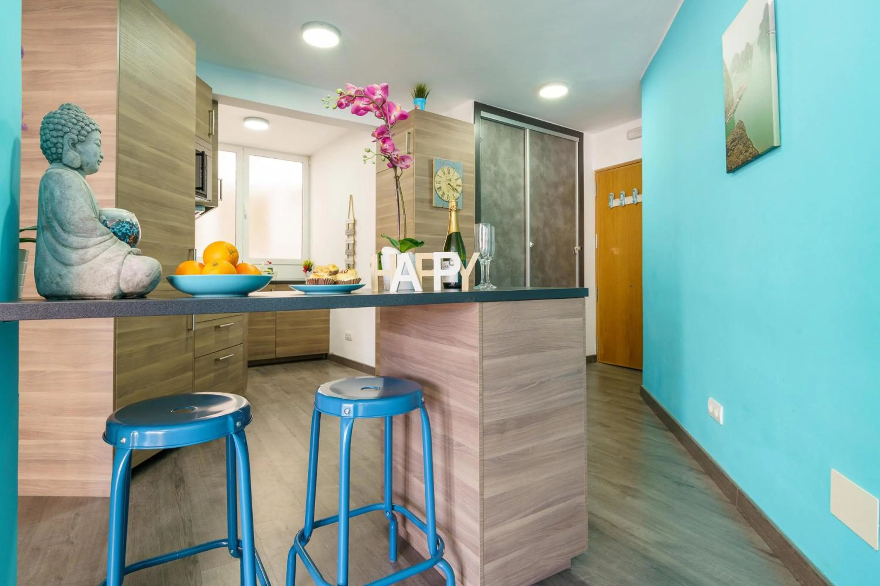 Dining area in Nerja City Center Apartment - Happy Rentals
