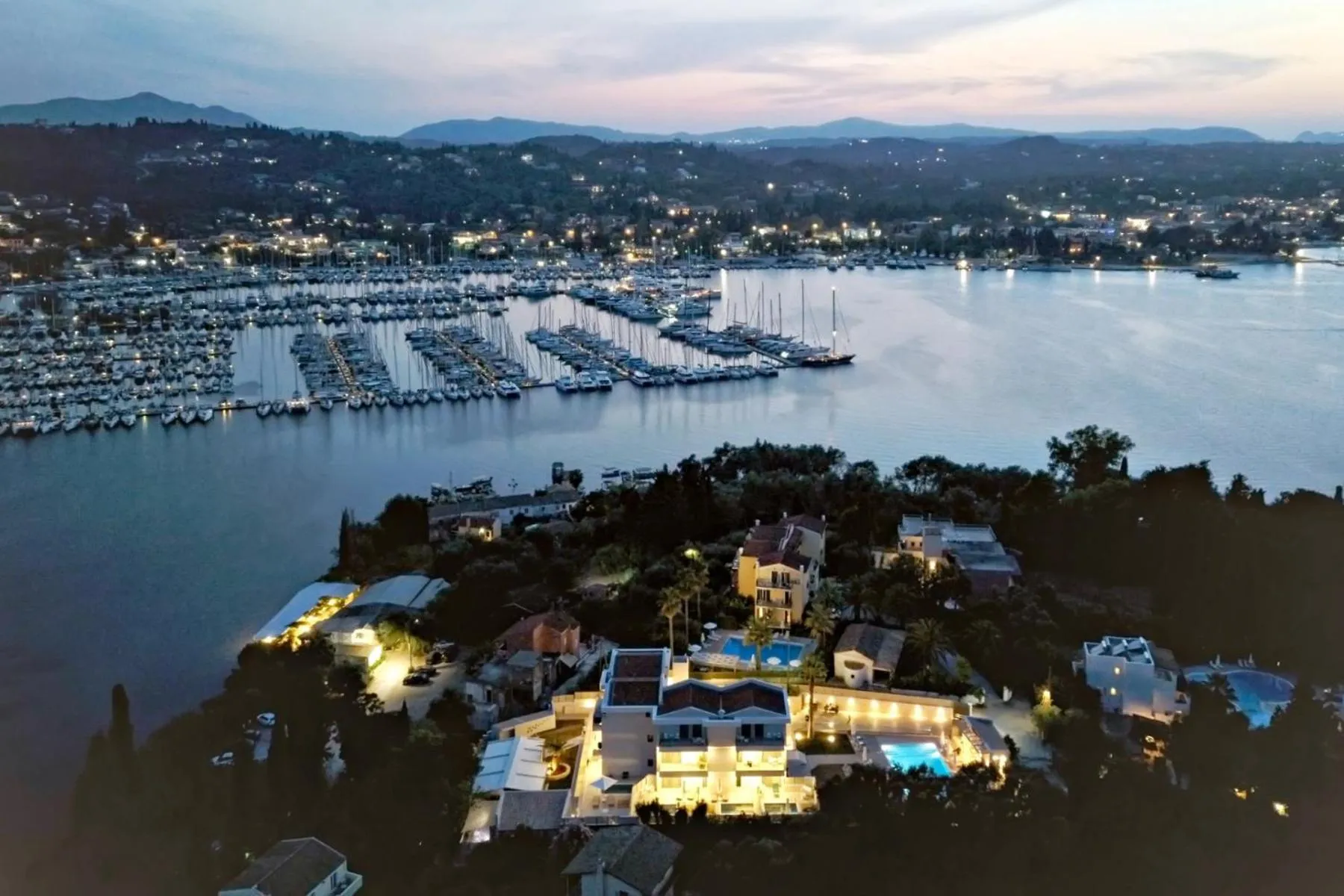 River view in Hidden Cove Corfu