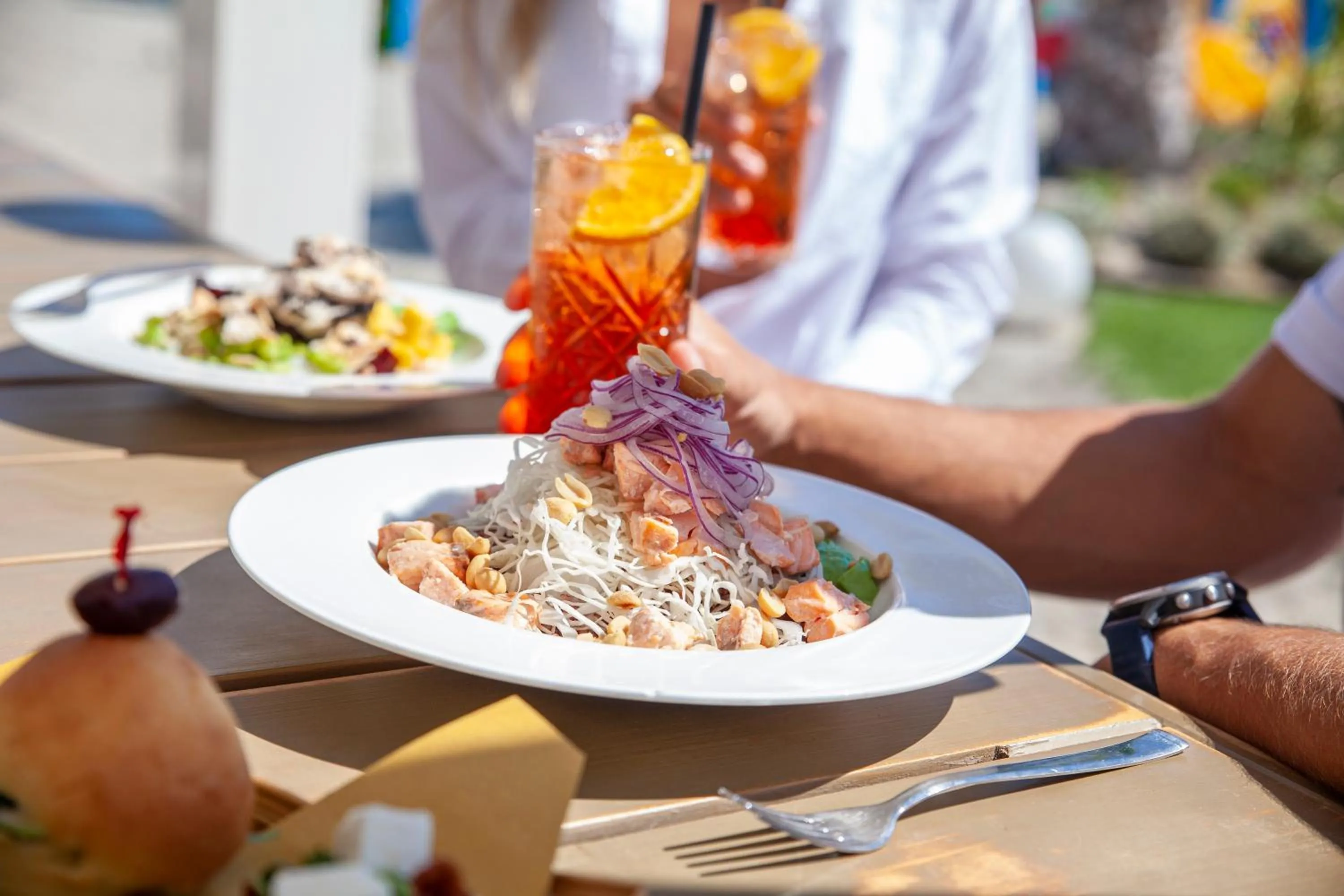 Food and drinks in Blu Suite Resort