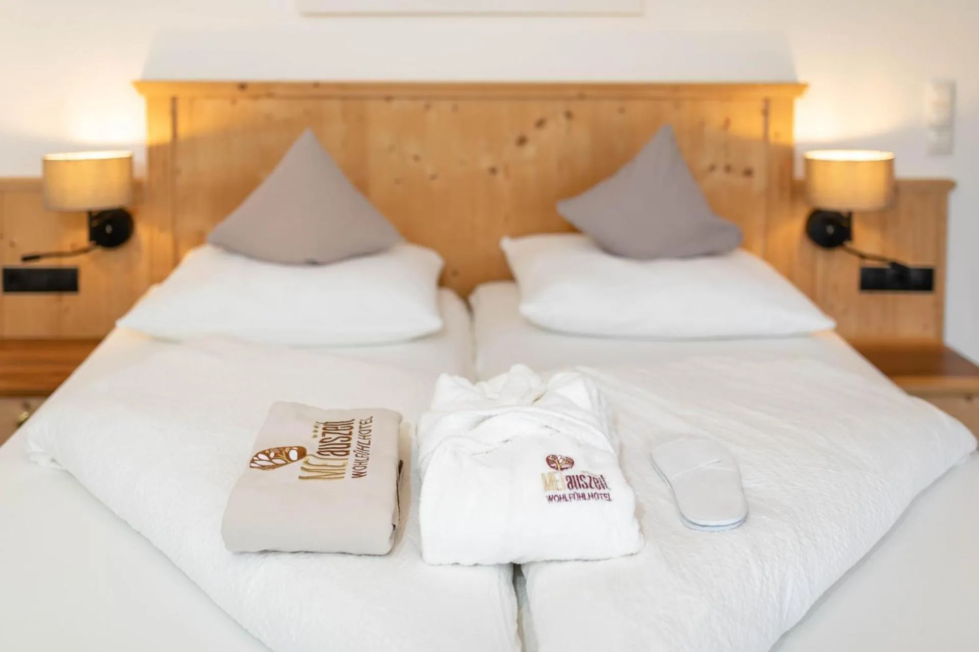 Bed in Wohlfühlhotel Mei Auszeit