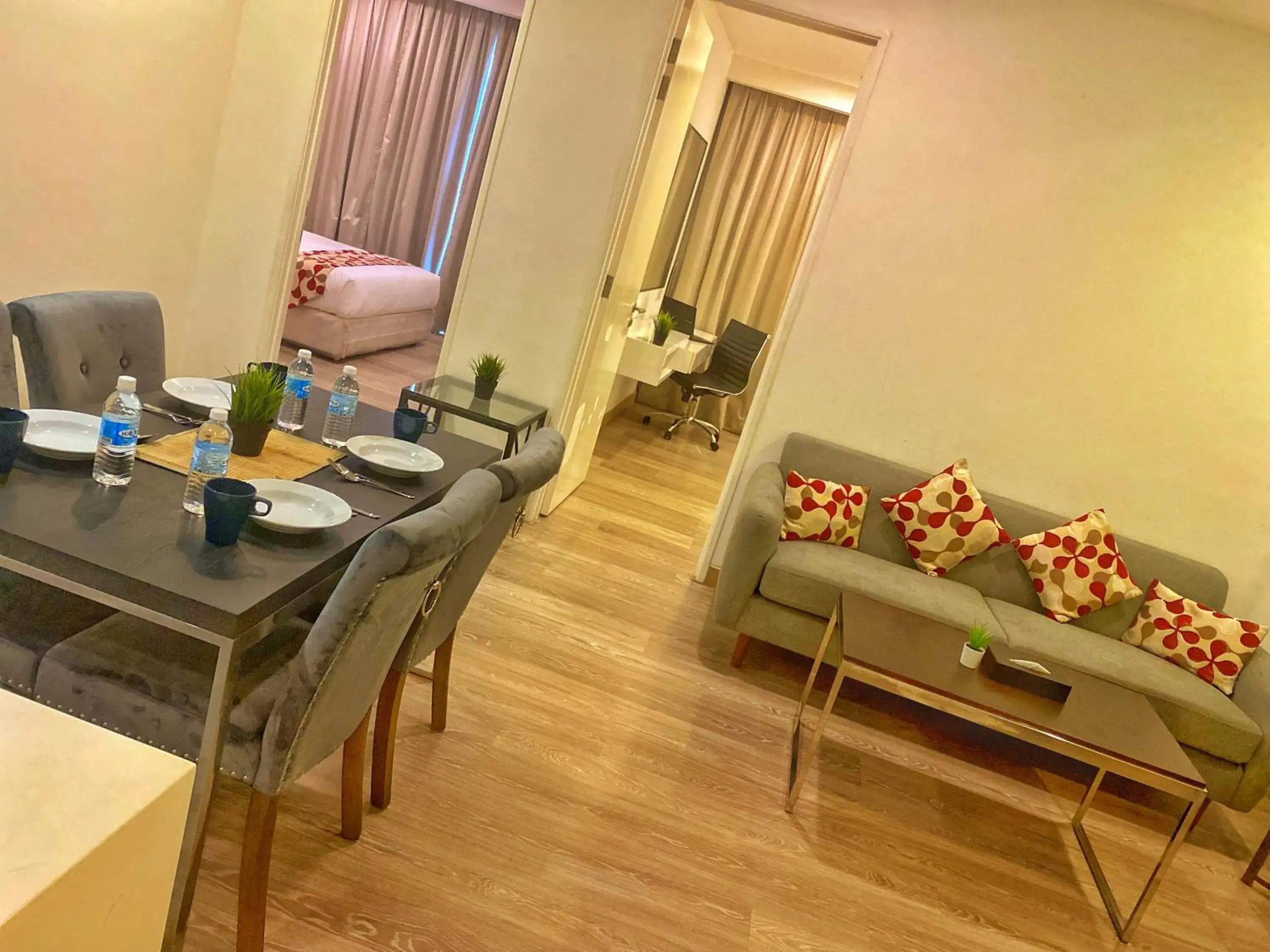 Living room in Lila Suites One Bukit Ceylon Living room in Lila Suites One Bukit Ceylon