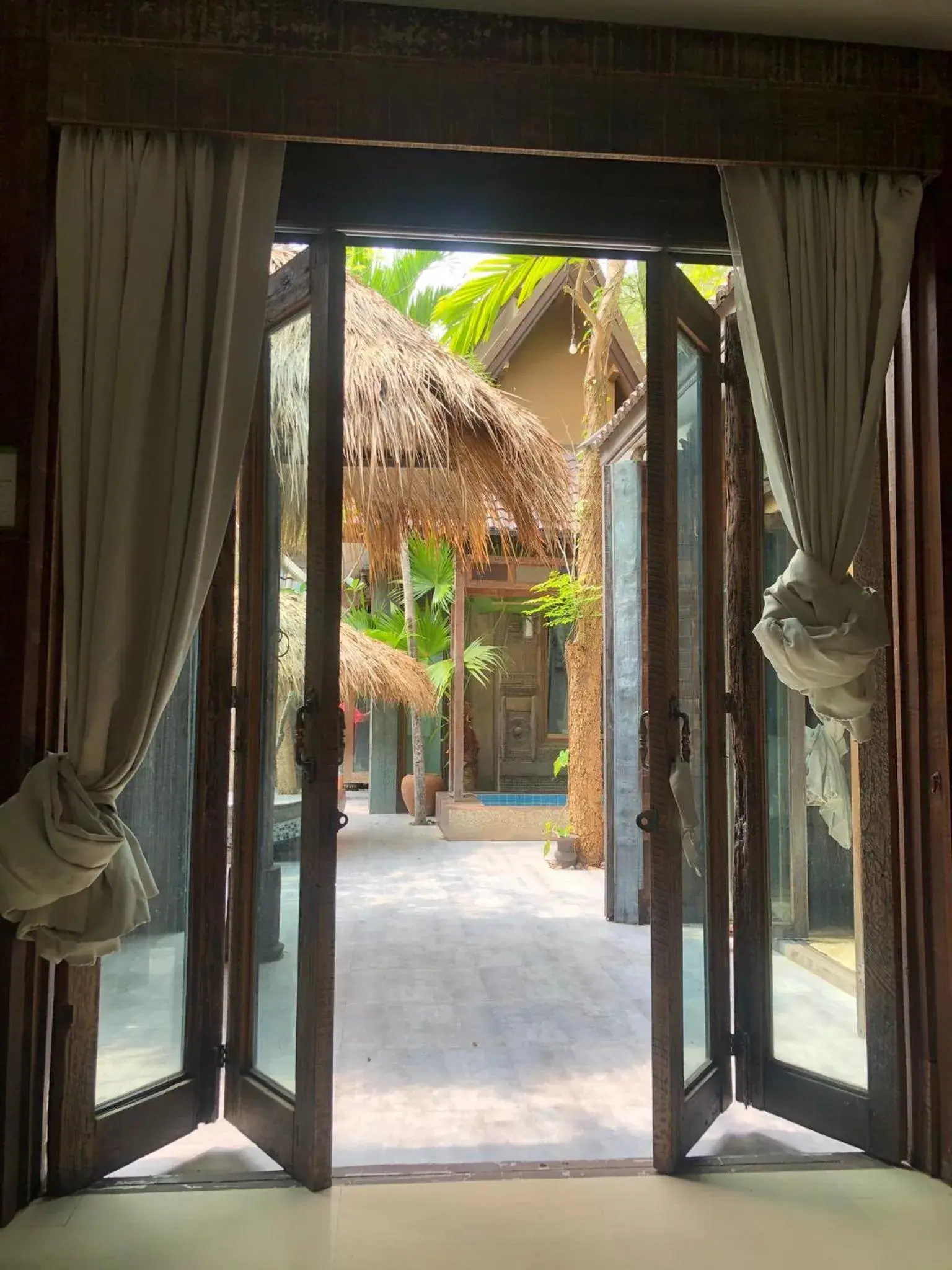 Garden view in KhgeMa NuanJun Pool Villa Gallery Resort Garden view in KhgeMa NuanJun Pool Villa Gallery Resort