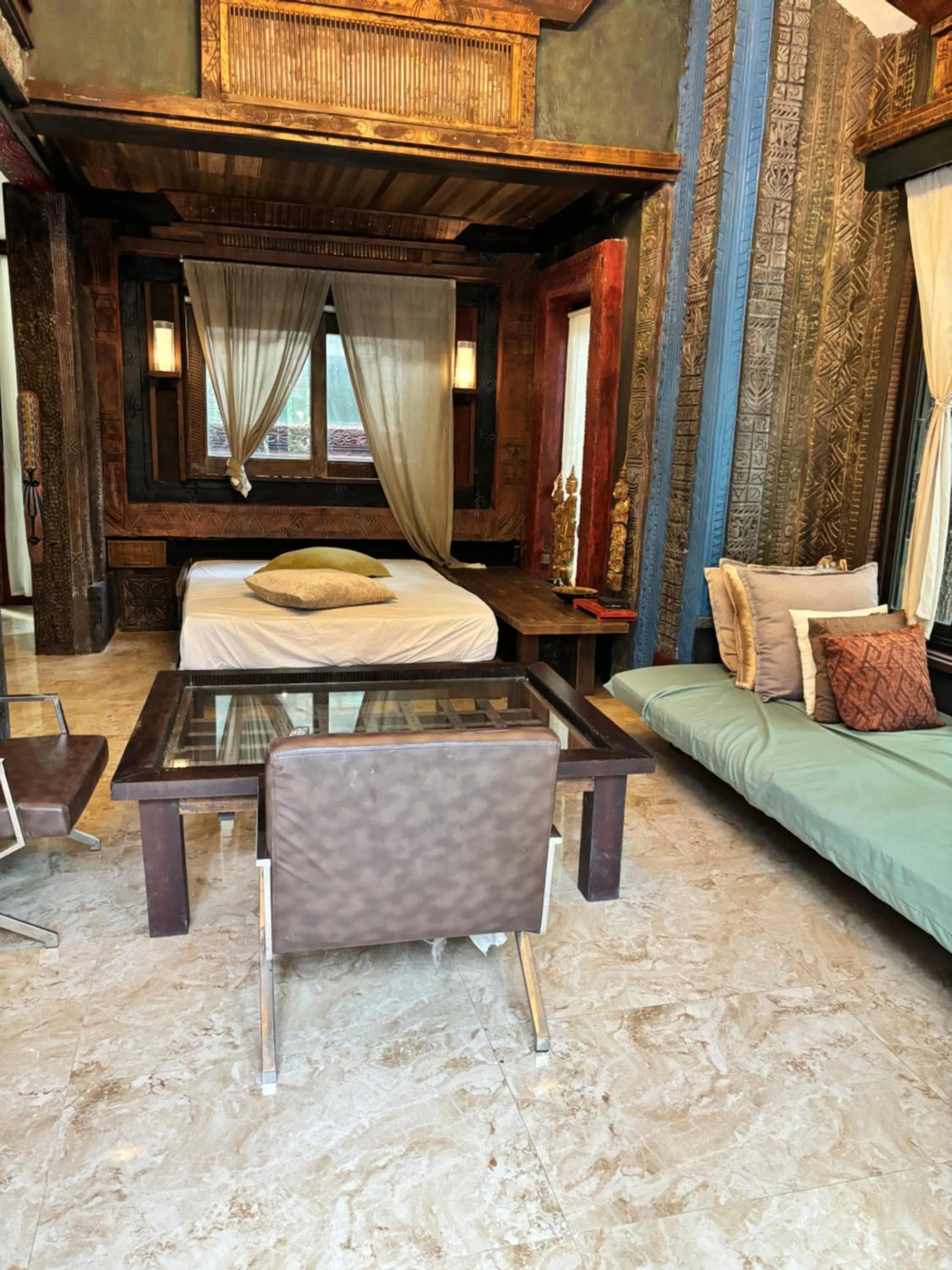 Seating area in K2 Xanadu Pool Villa