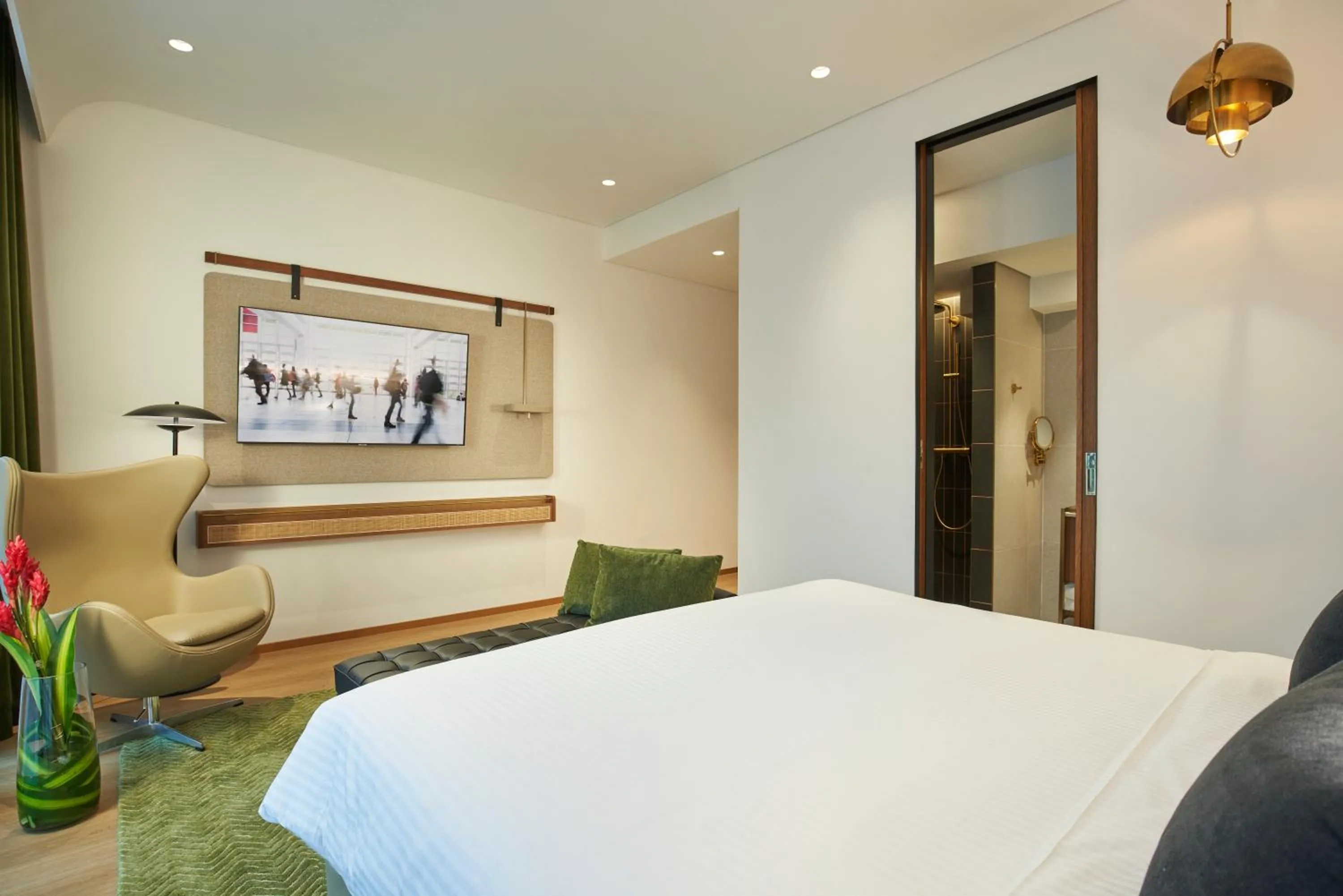 Bed in Citadines Connect City Centre Singapore