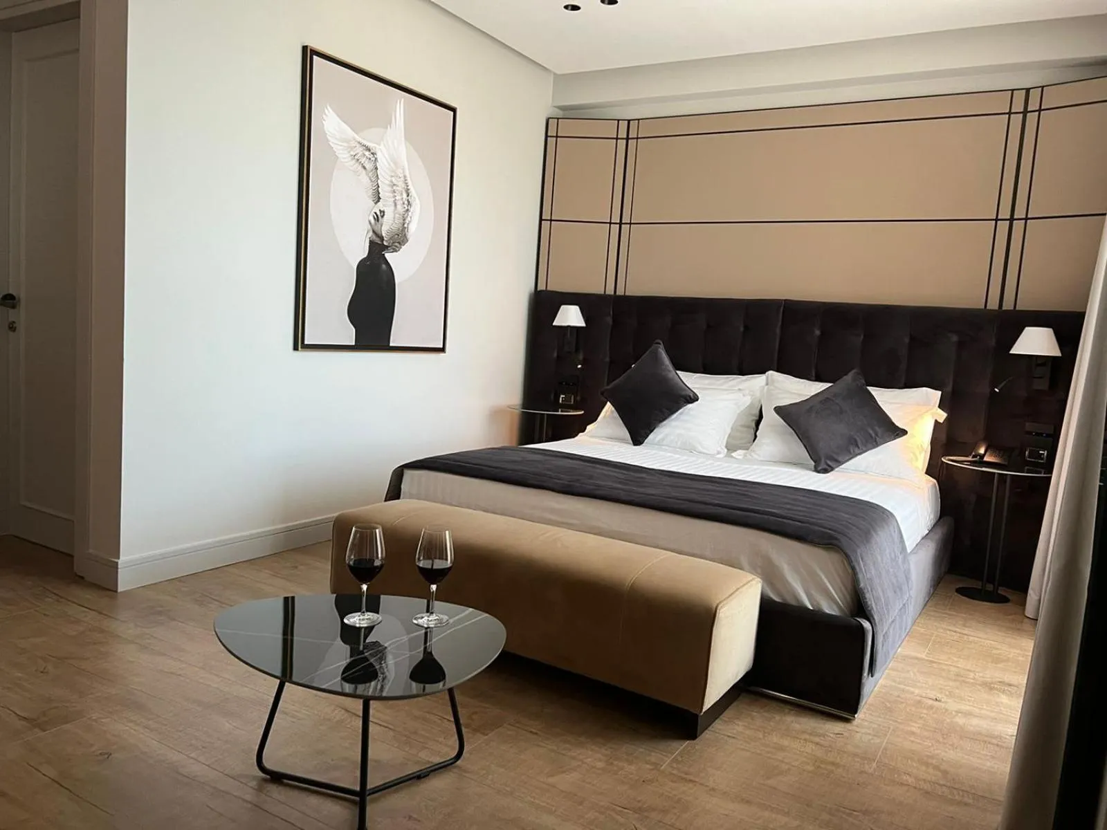 Bedroom, Bed in Rozafa Palace Hotel