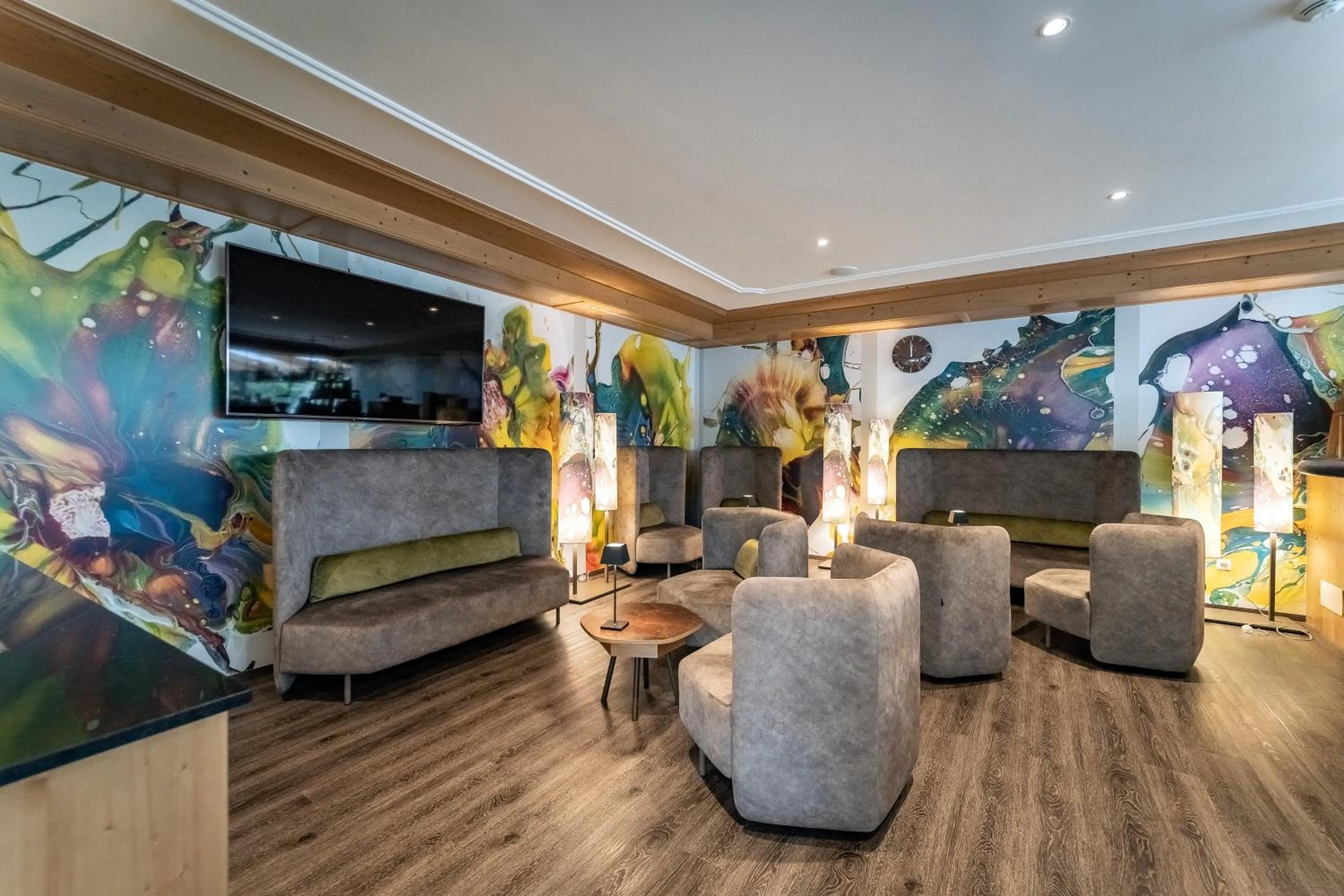 Lounge or bar in Baumgartner's Blumenhotel