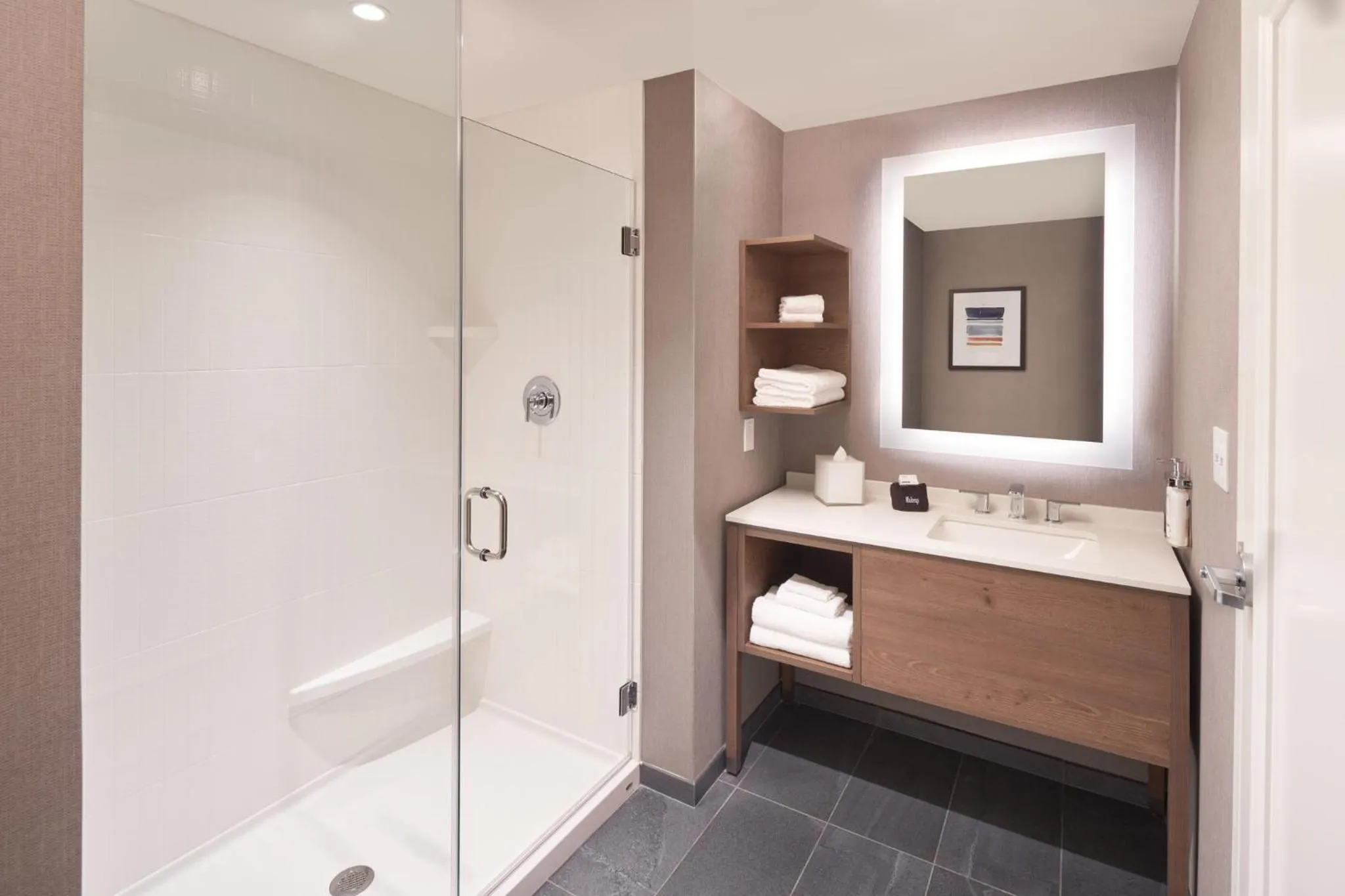 Bathroom, Bed in Staybridge Suites Wilmington Downtown by IHG