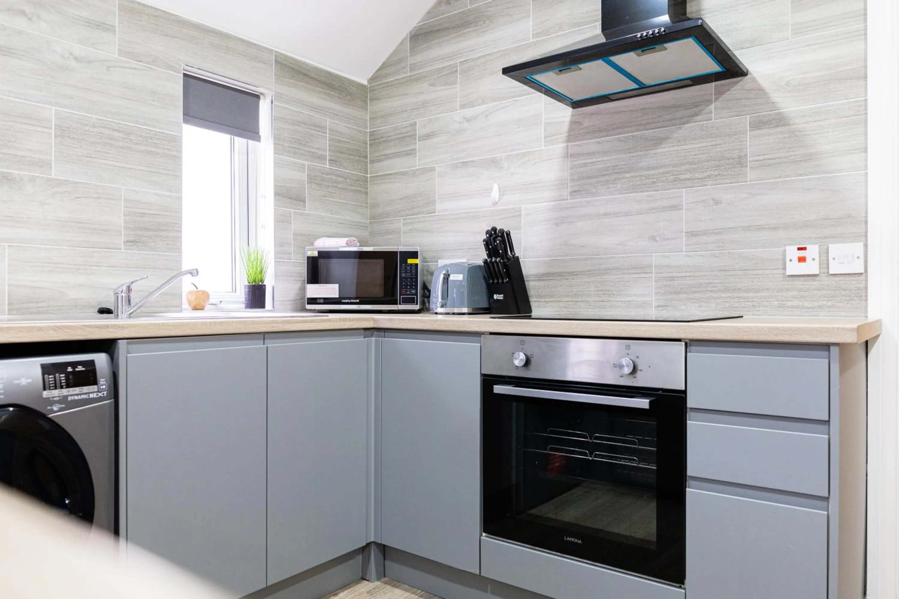 kitchen in Modern Apartments Near Cardiff City Centre