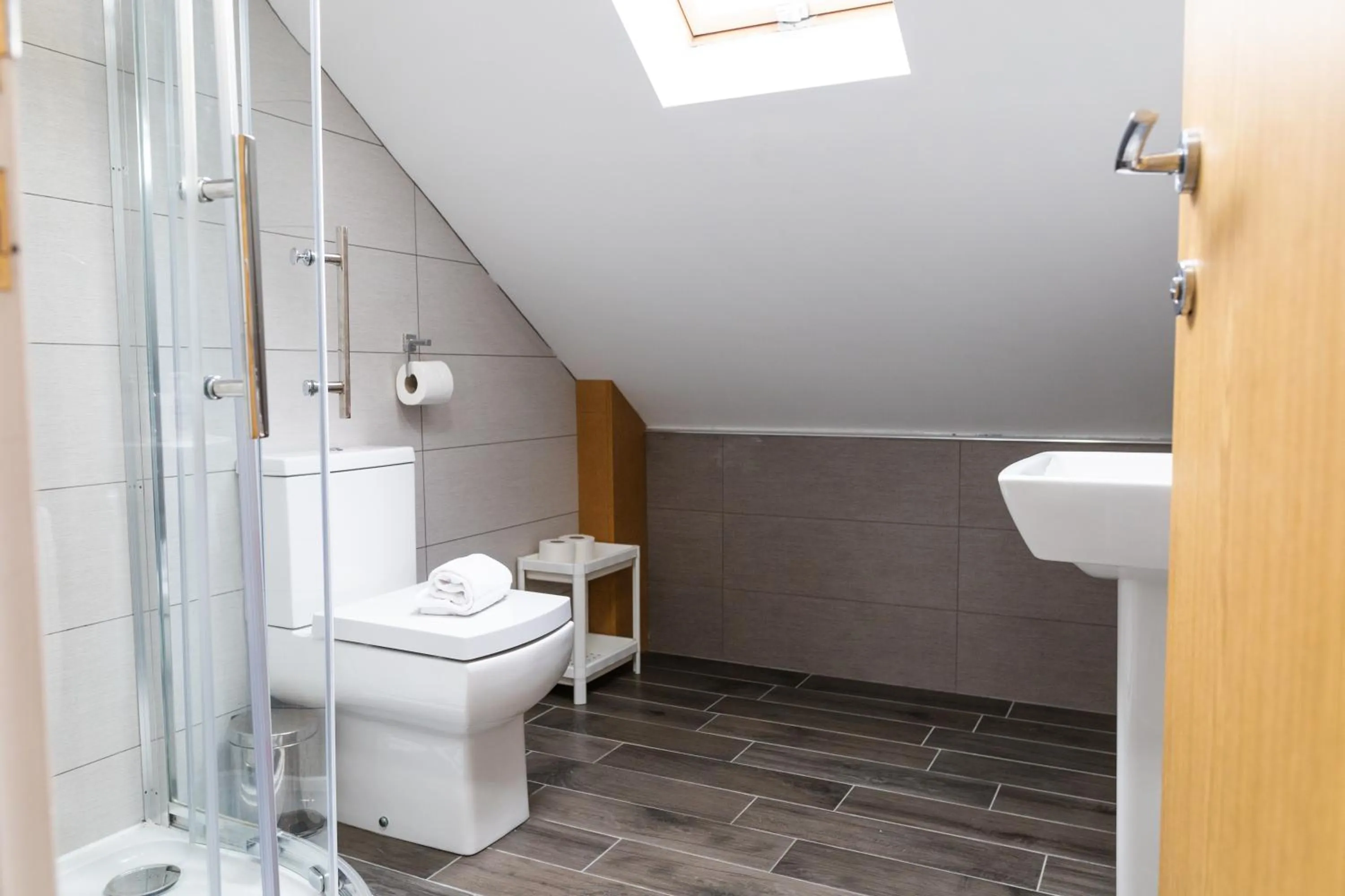 Shower in Modern Apartments Near Cardiff City Centre