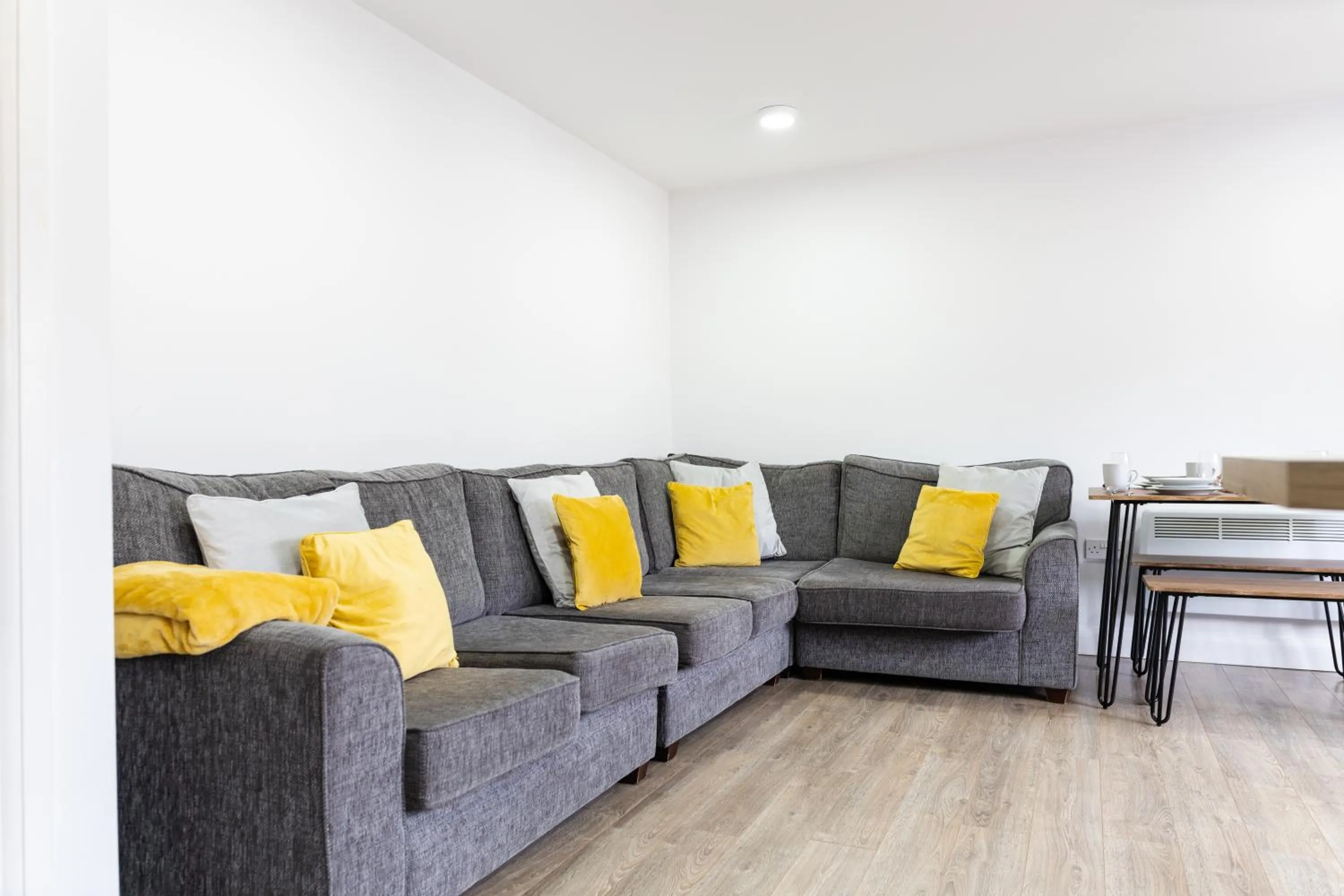 Living room in Modern Apartments Near Cardiff City Centre