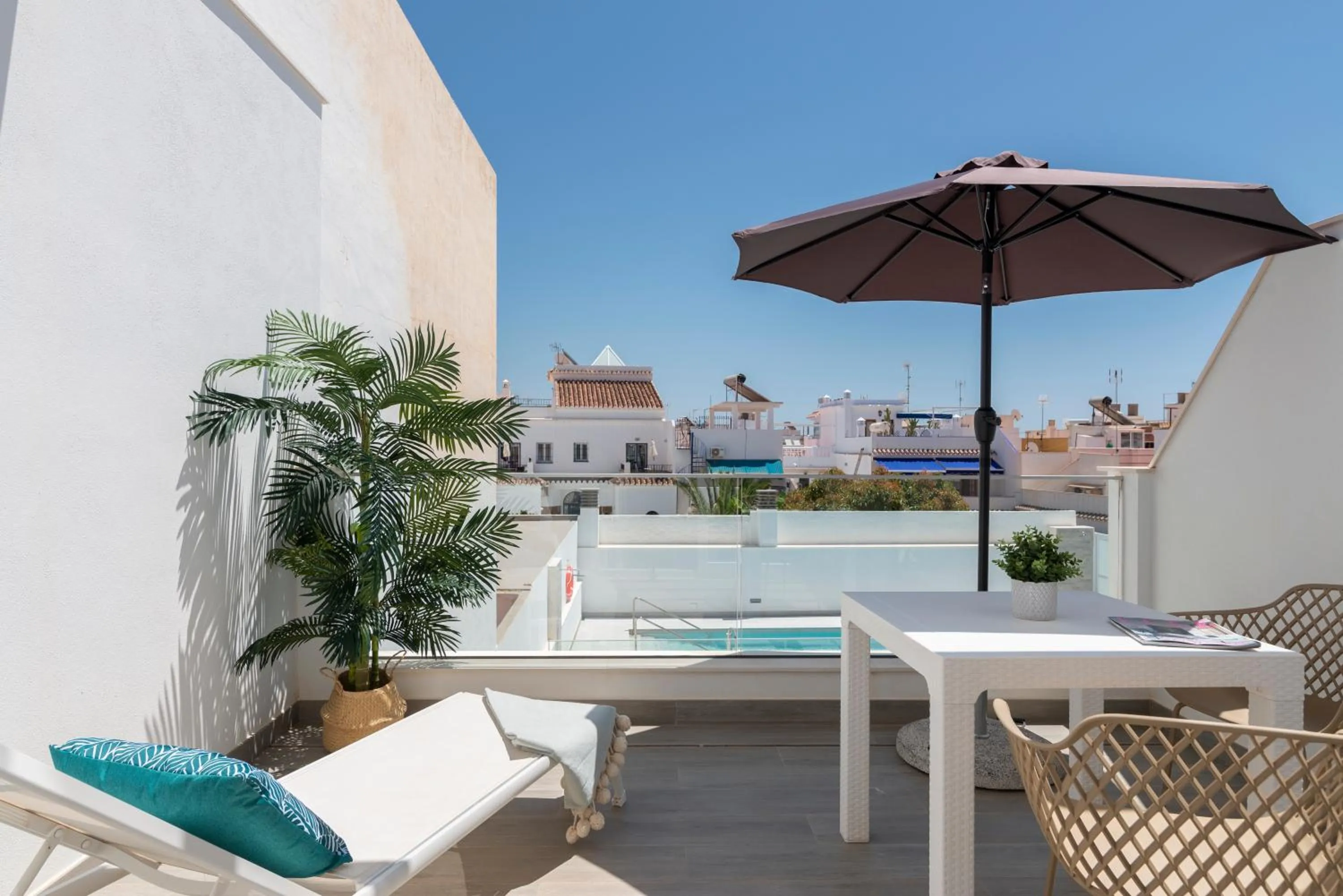 Balcony/Terrace in Nerja VG Hostal Boutique