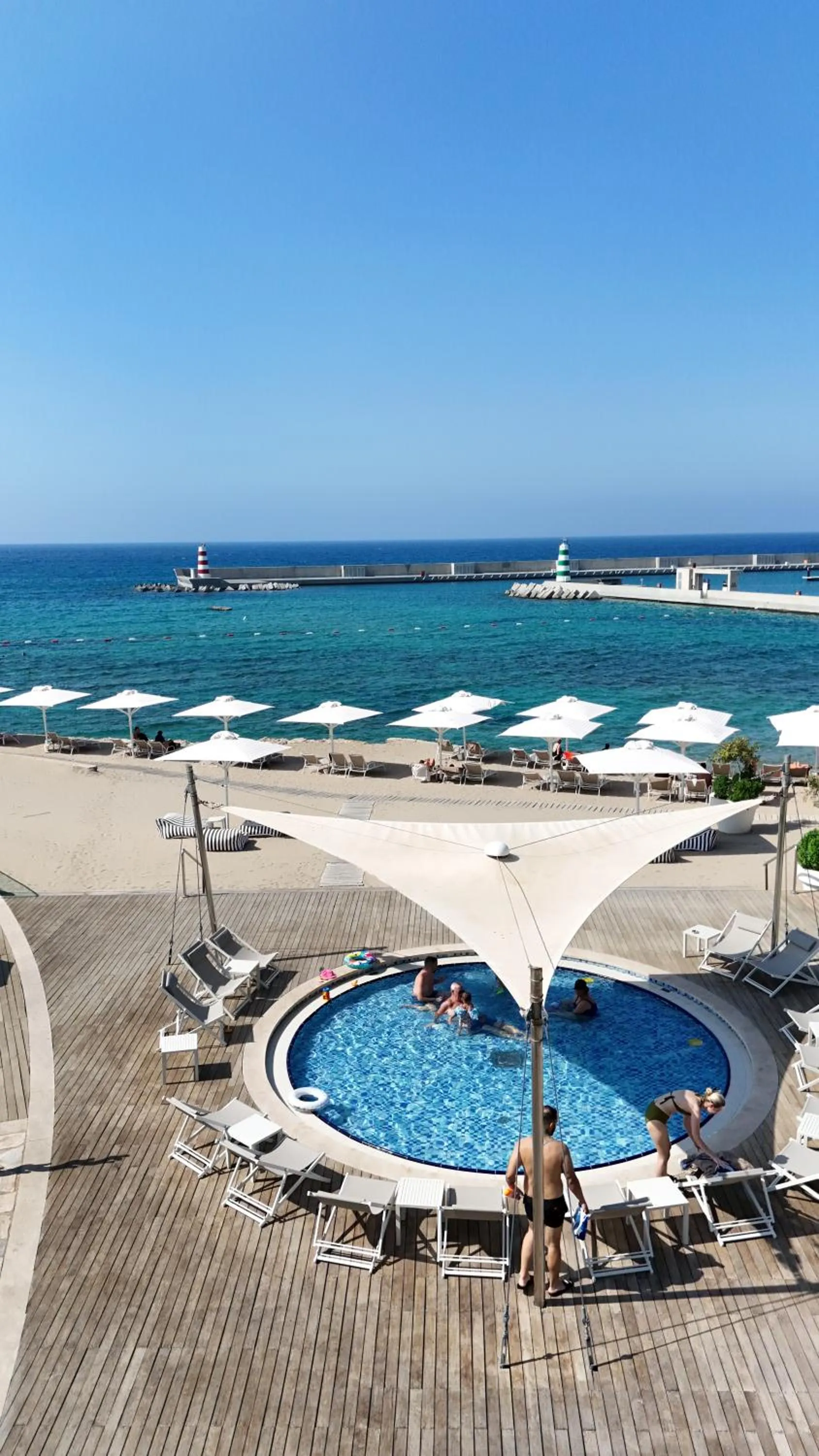 Pool view in Karpaz Gate Marina Hotel