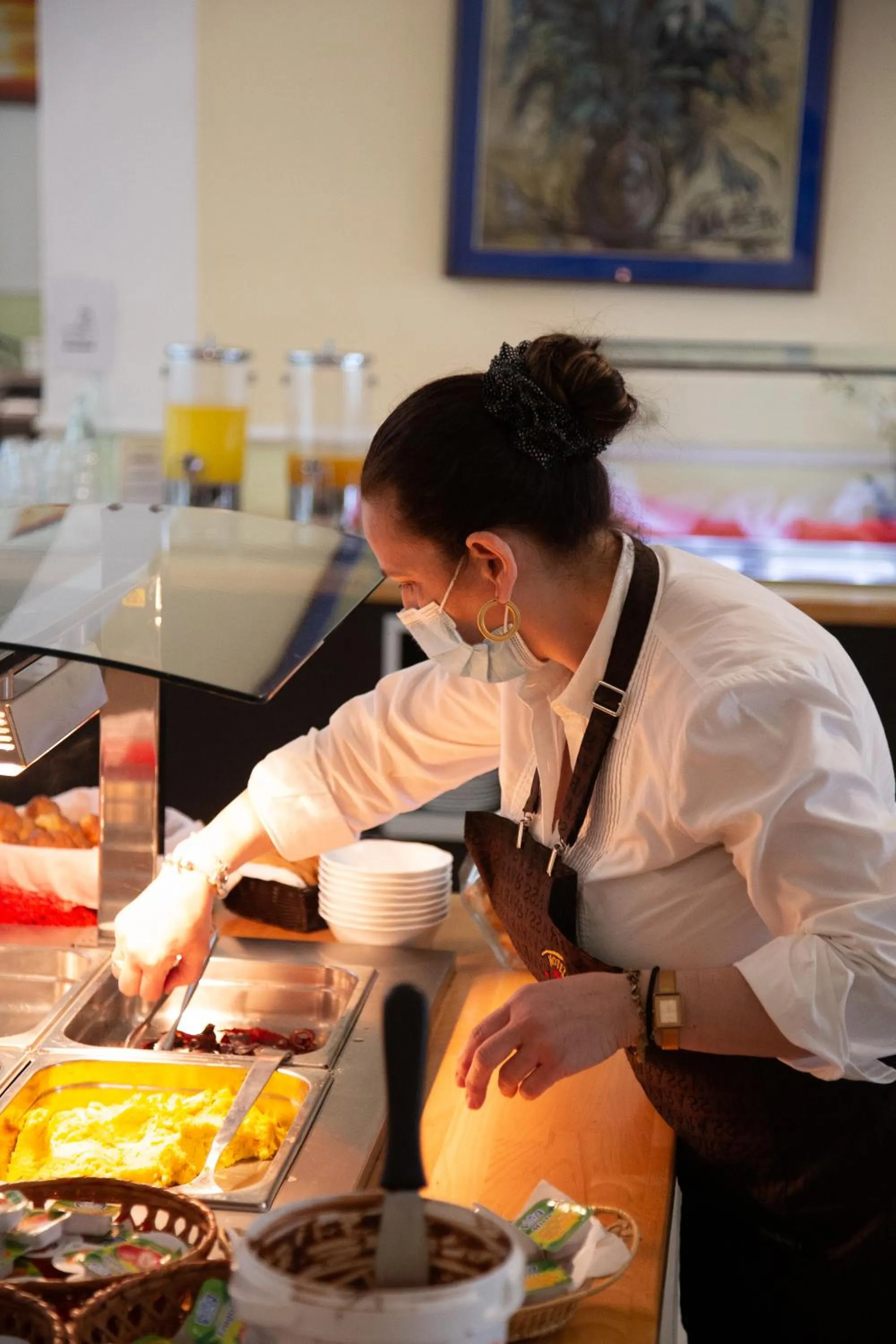 Buffet breakfast in Hotel Verdi