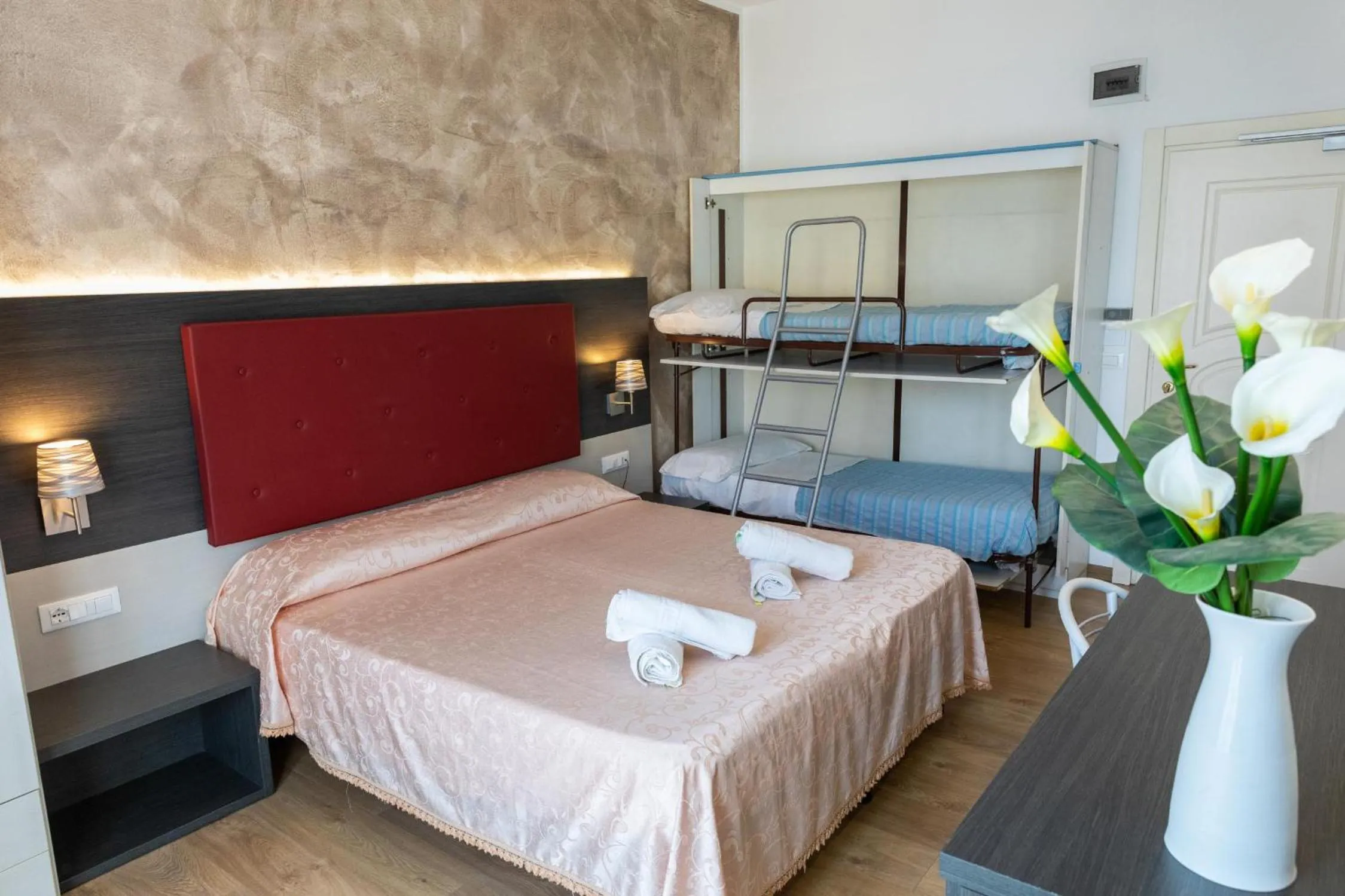 Bedroom, Bed in Hotel Verdi