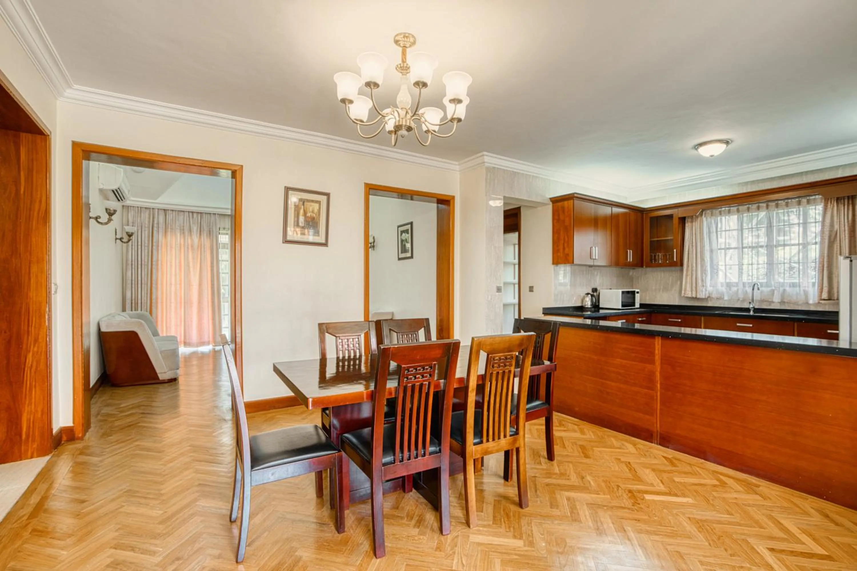 Dining area in Kibo Homes Moshi