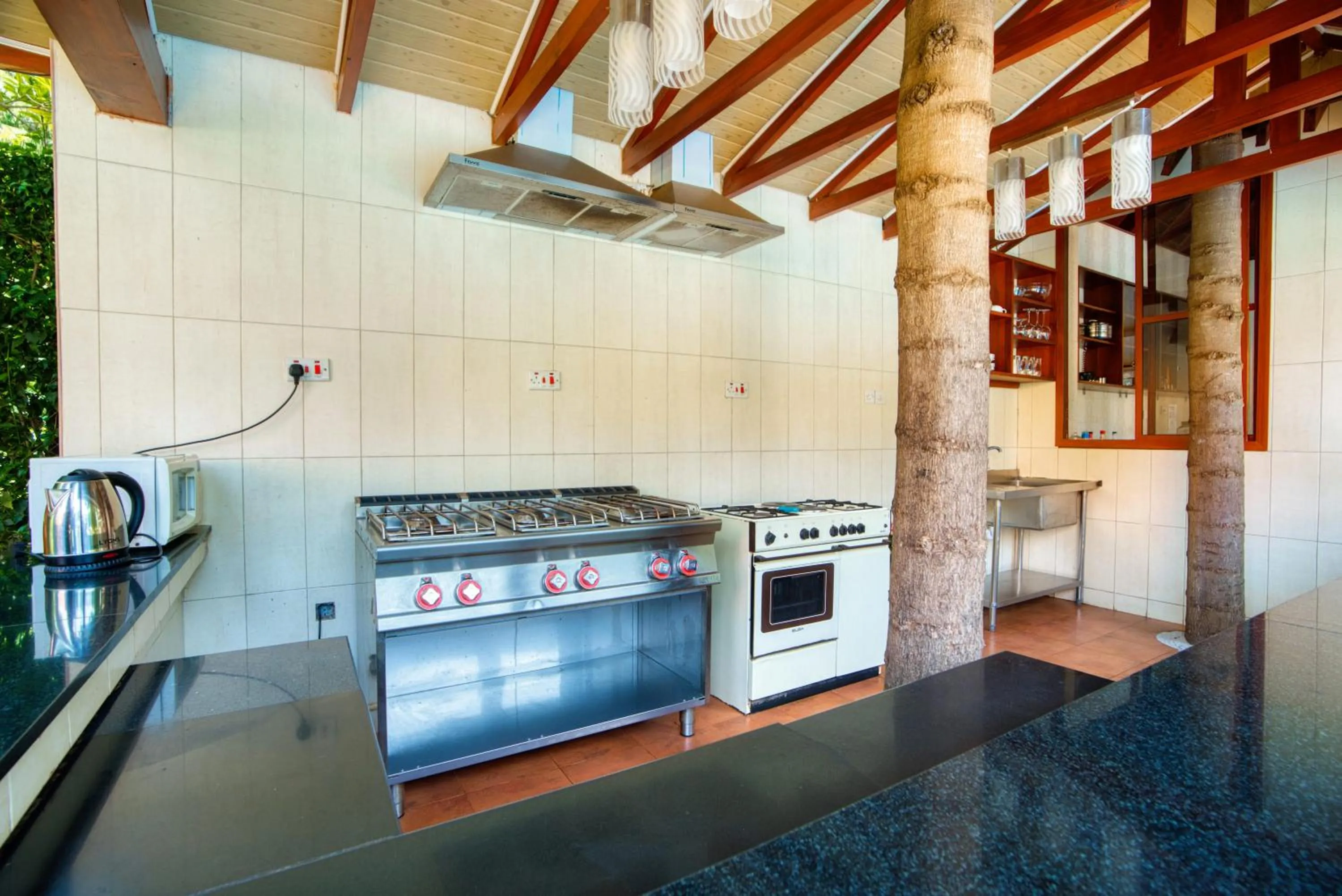 Communal kitchen in Kibo Homes Moshi