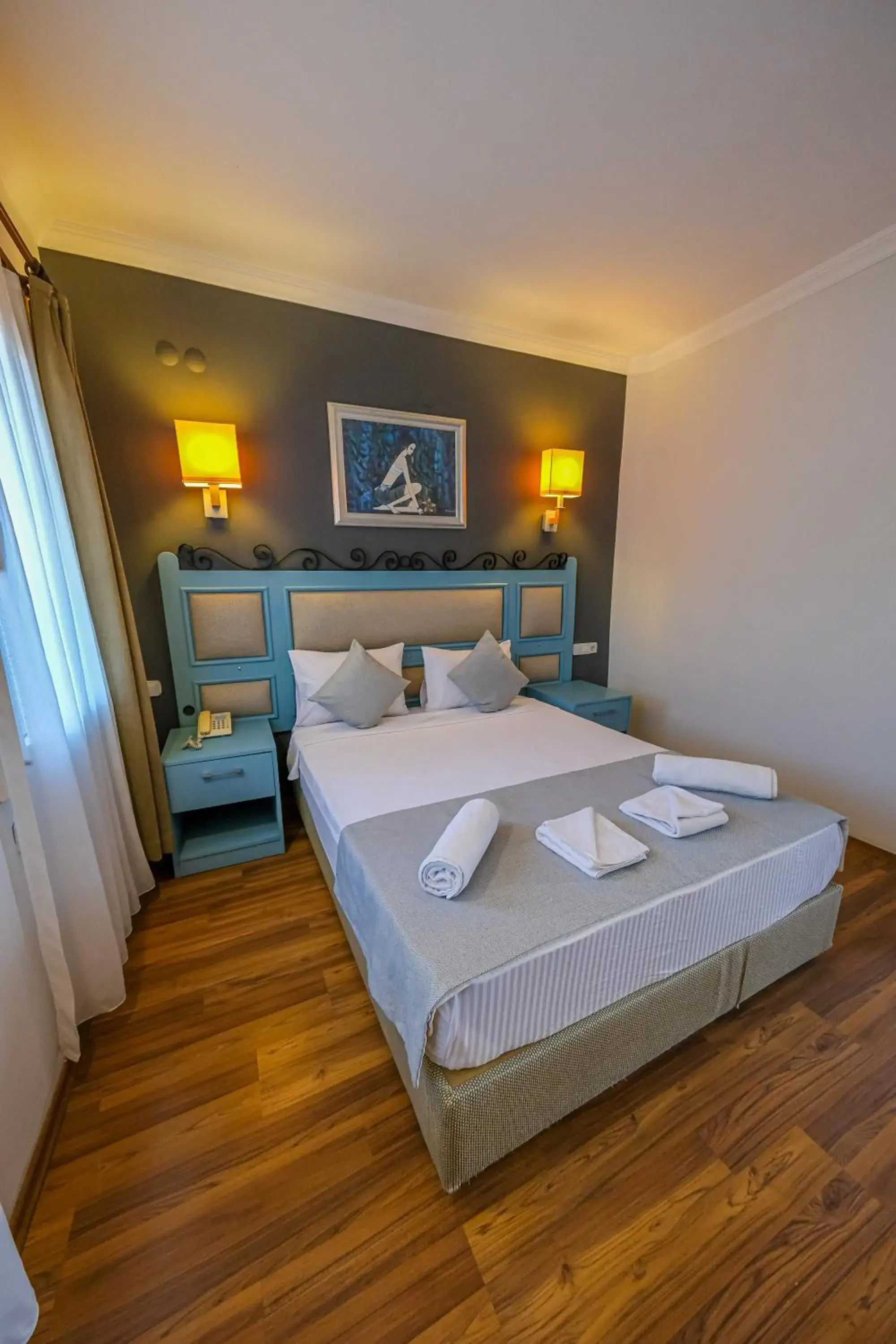 Bed in Hotel Atrium Bed in Hotel Atrium