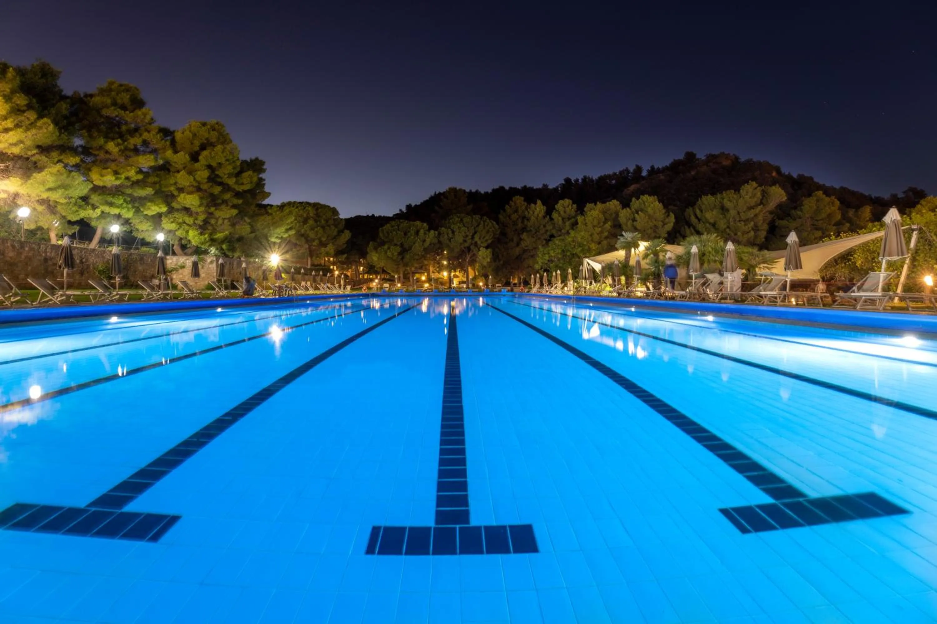 Pool view in Pugnochiuso Resort Hotel del Faro