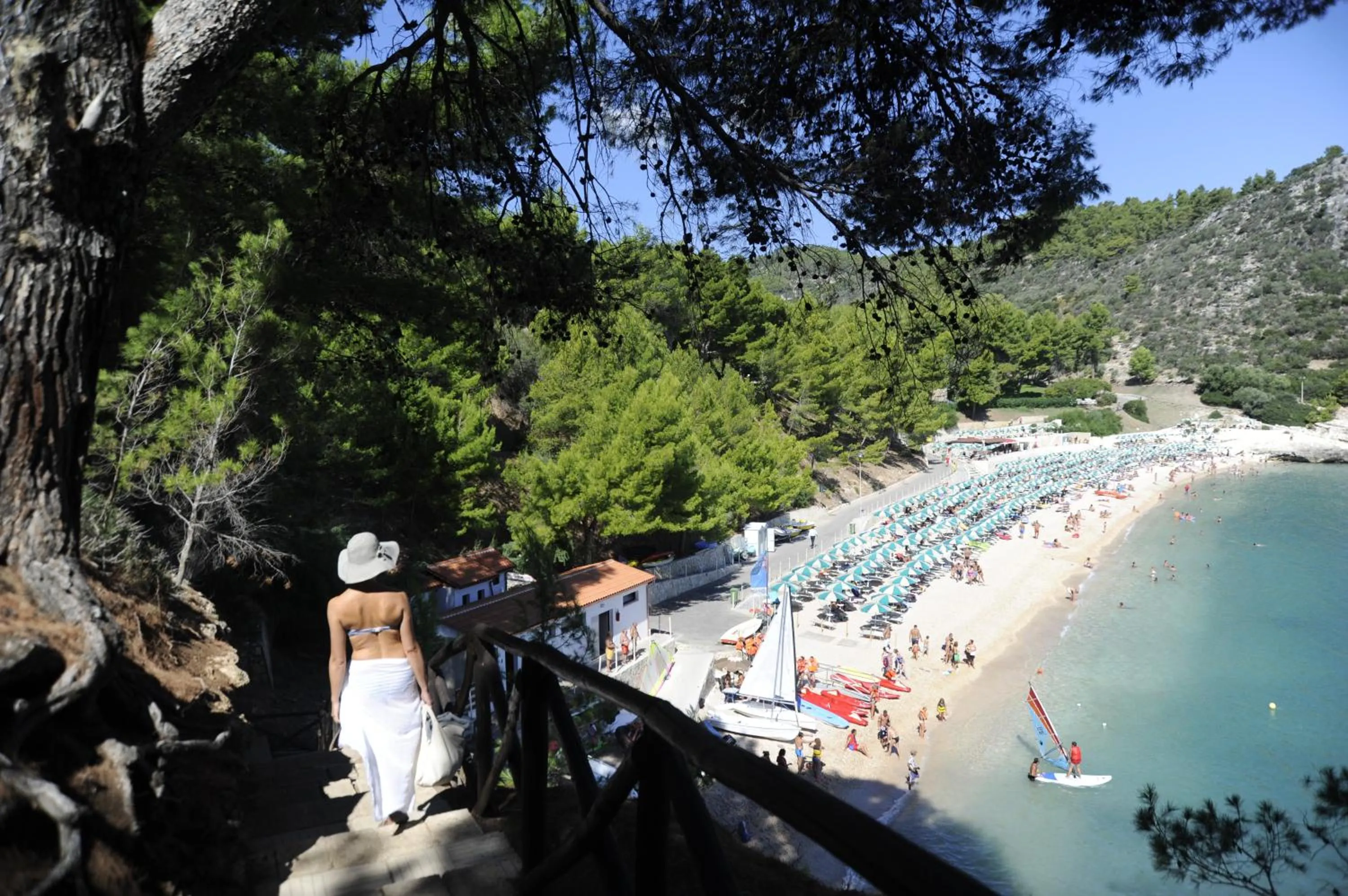 Natural landscape in Pugnochiuso Resort Hotel del Faro