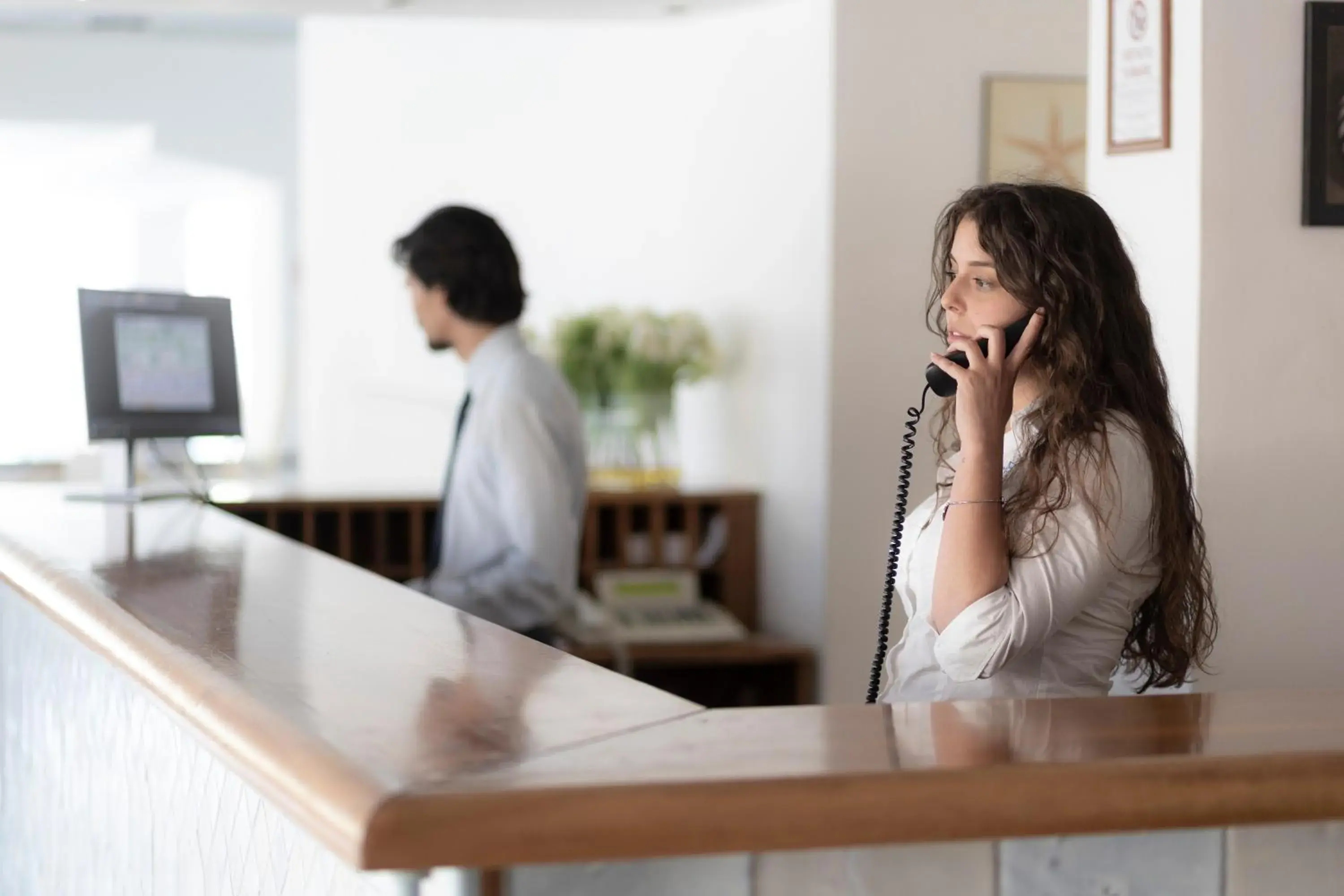 Lobby or reception in Pugnochiuso Resort Hotel del Faro Lobby or reception in Pugnochiuso Resort Hotel del Faro
