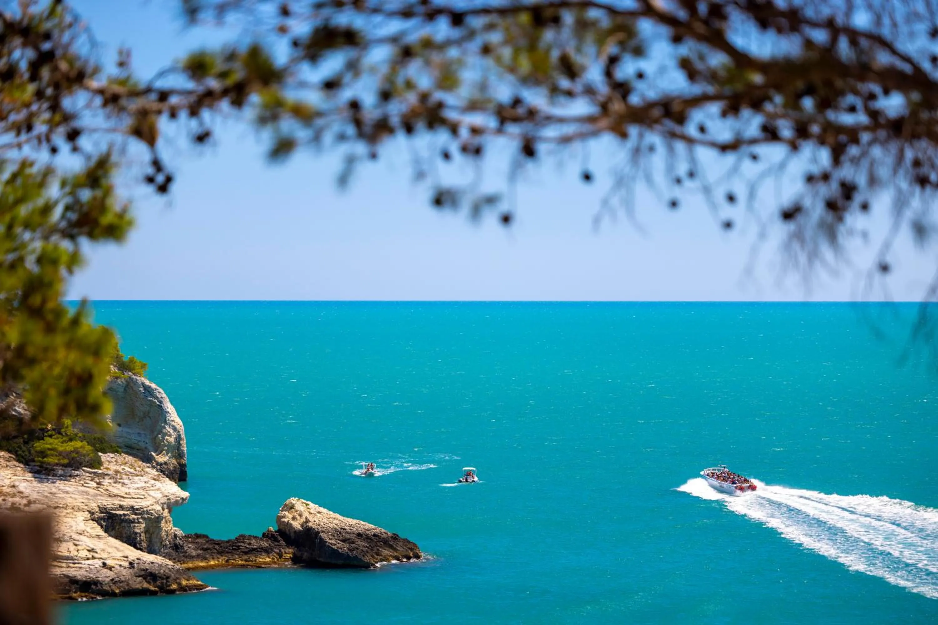 Sea view in Pugnochiuso Resort Hotel del Faro