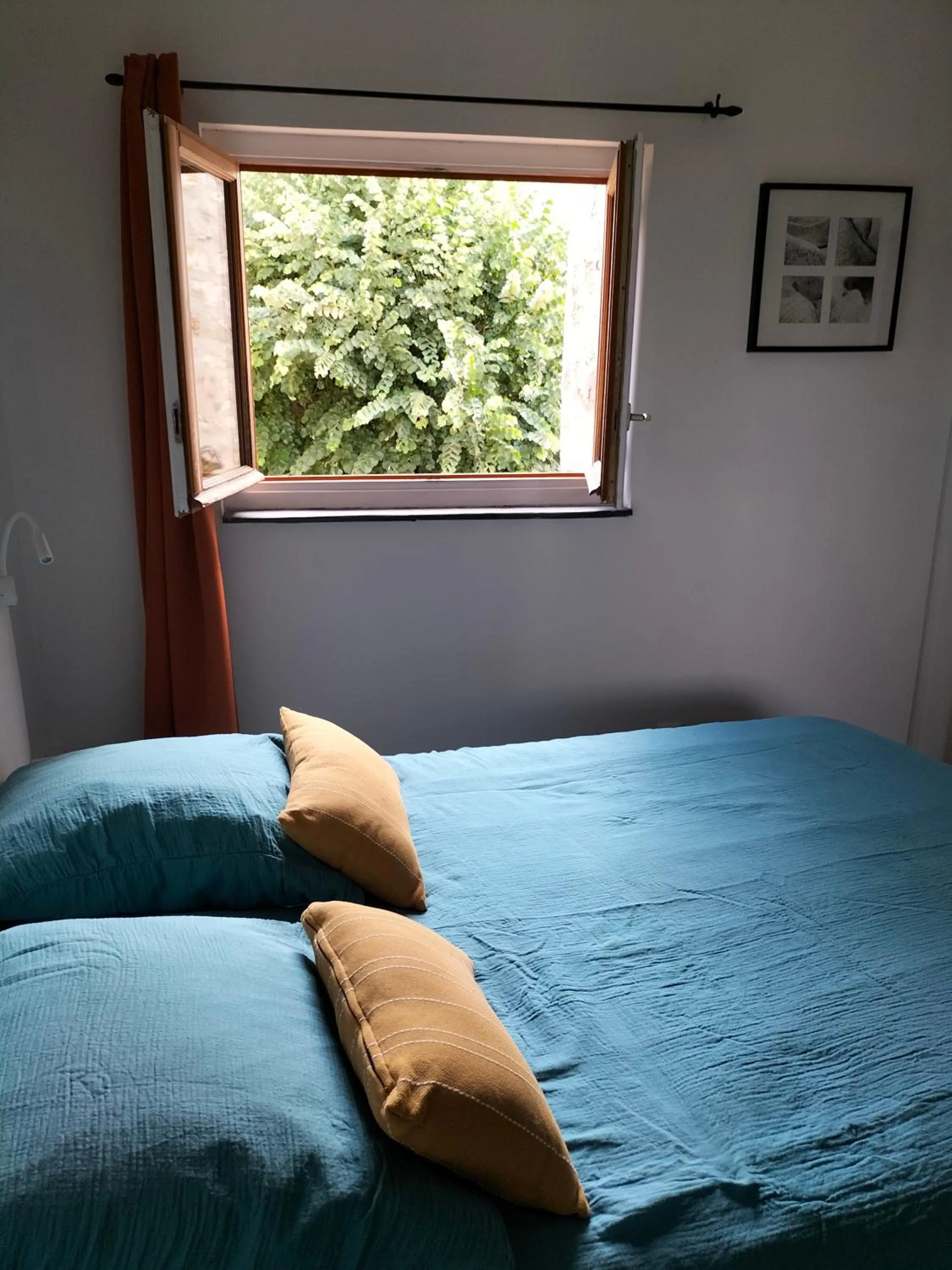 Bed in Chambre d'hôtes Les Tomettes