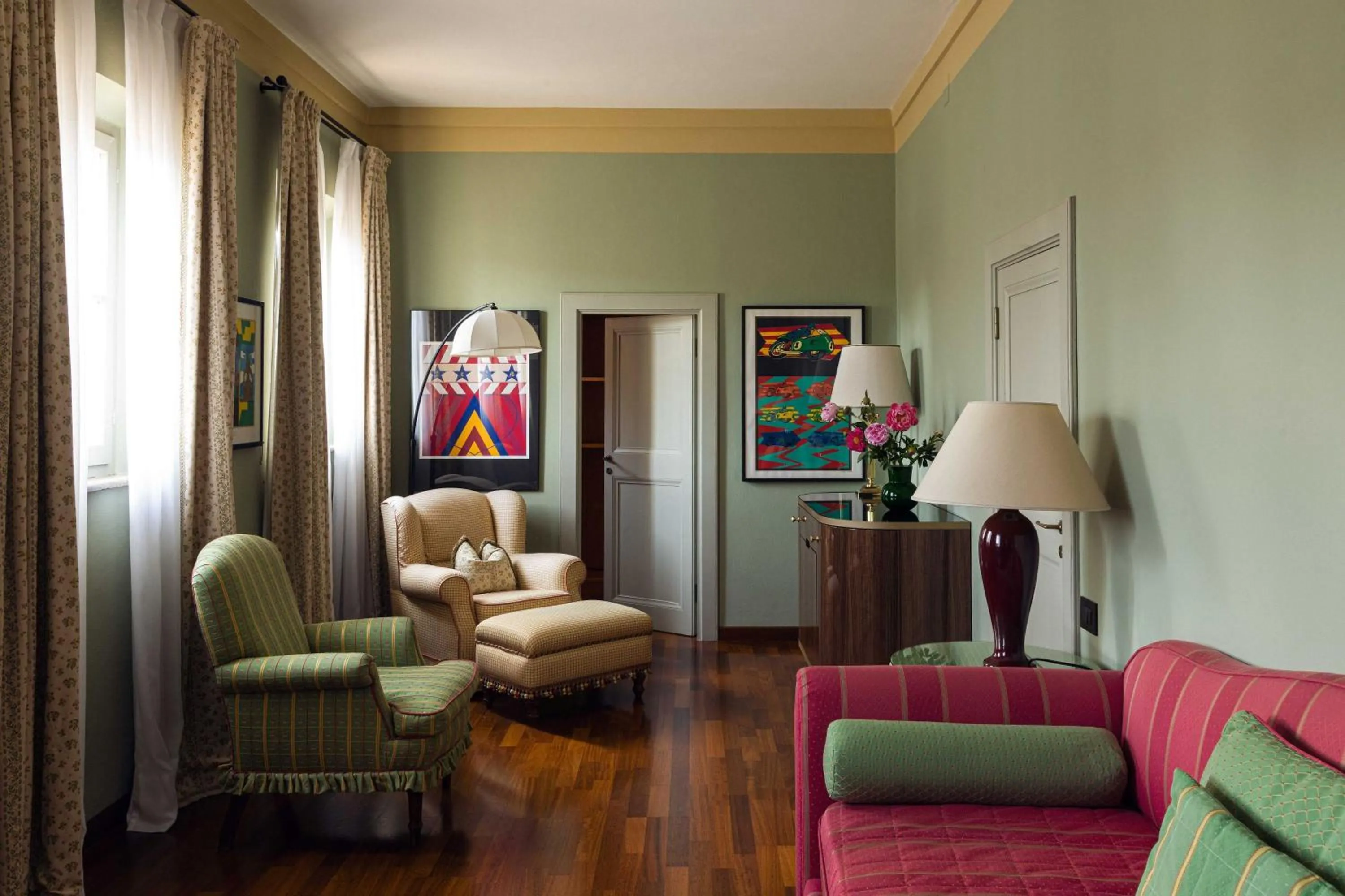 Decorative detail in Hotel Certosa Di Maggiano