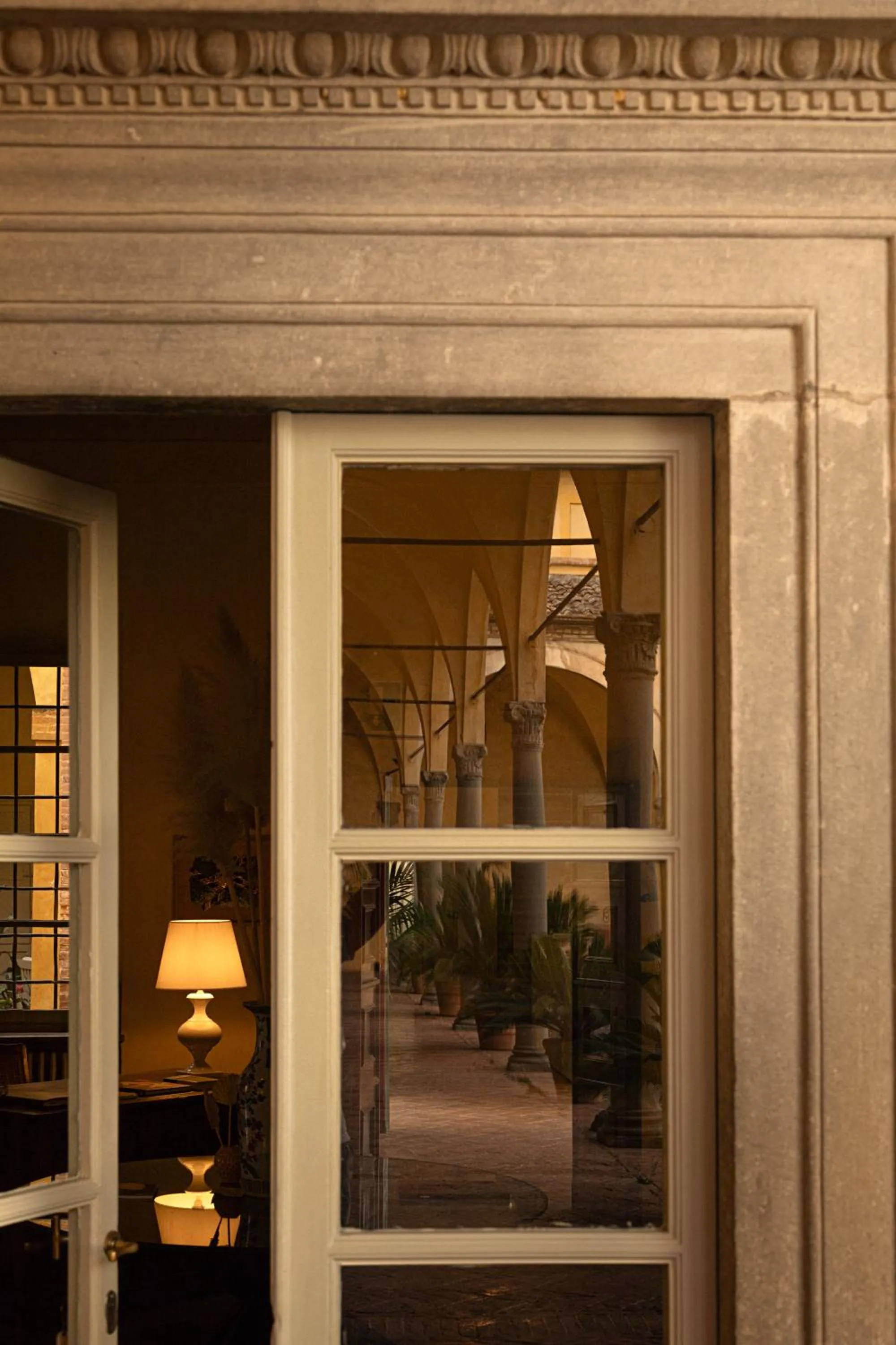 Decorative detail in Hotel Certosa Di Maggiano