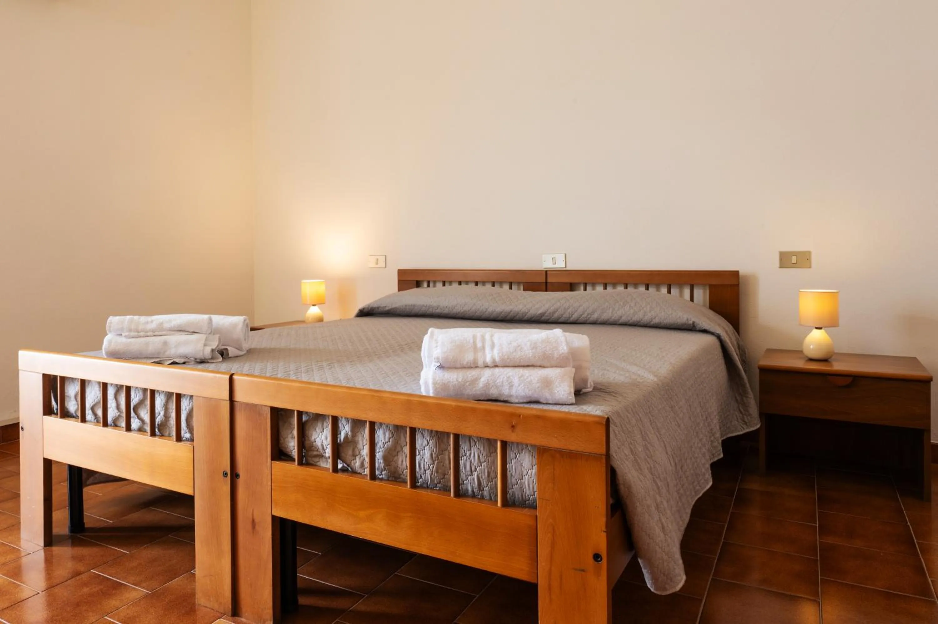 Bed in Hotel L'Aragosta