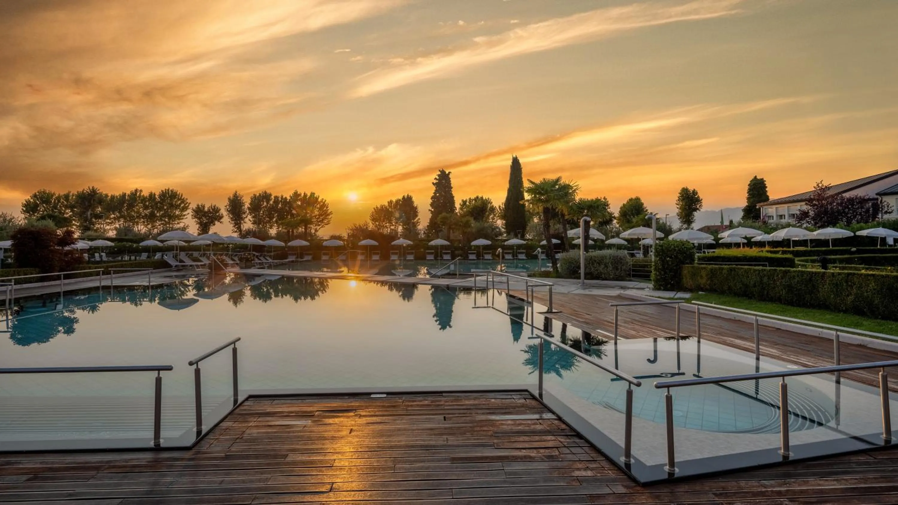 Sunset in Hotel Caesius Thermae & Spa Resort