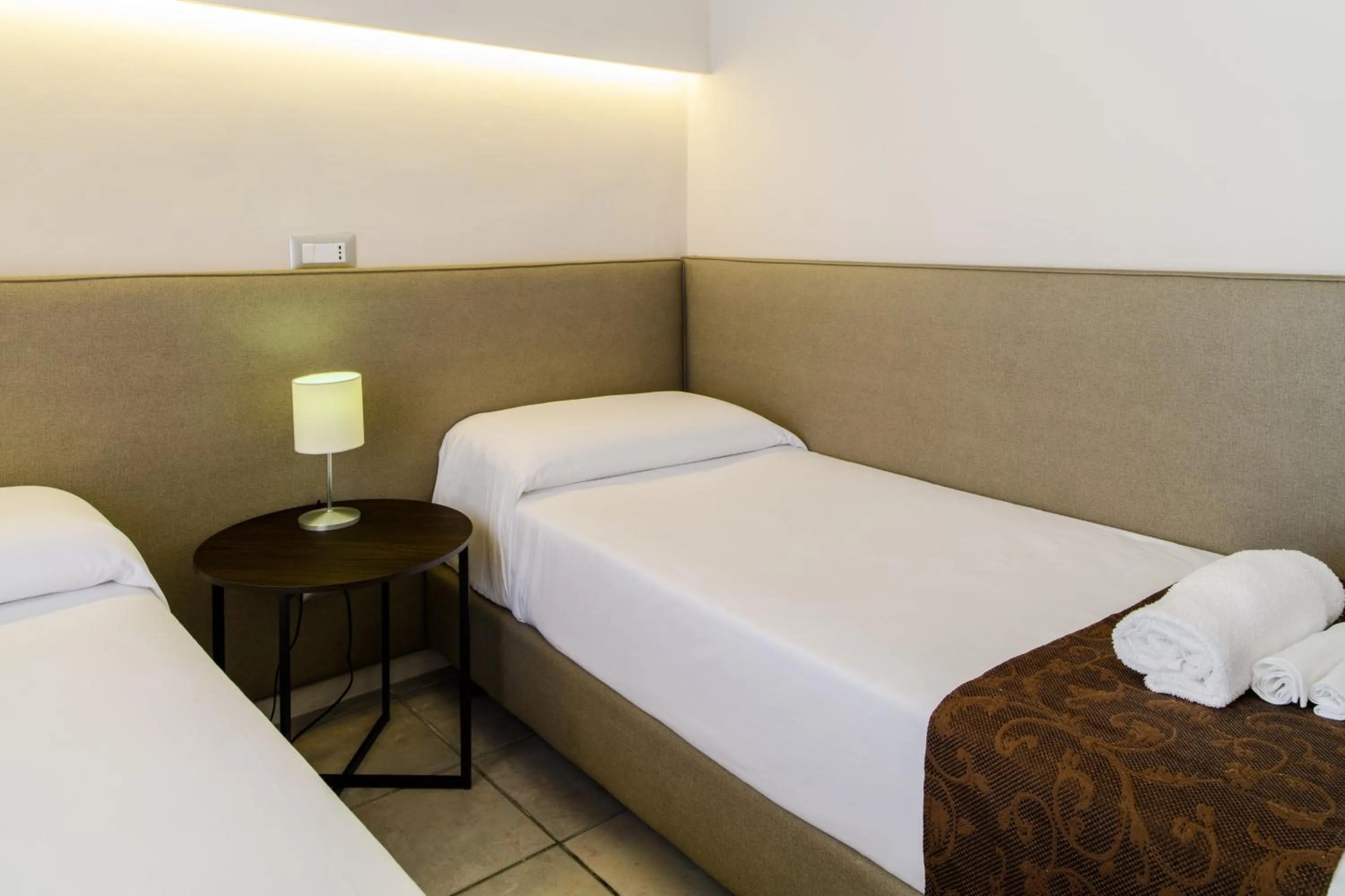 Bed in Hotel Tirreno