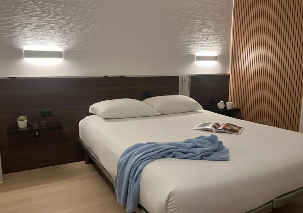 Bed in Hotel Isola Verde