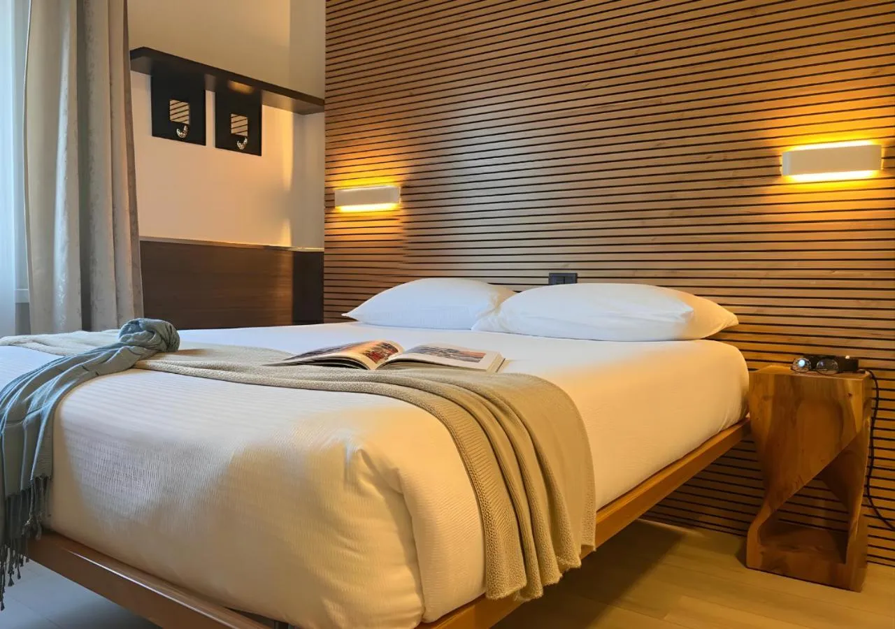 Bed in Hotel Isola Verde