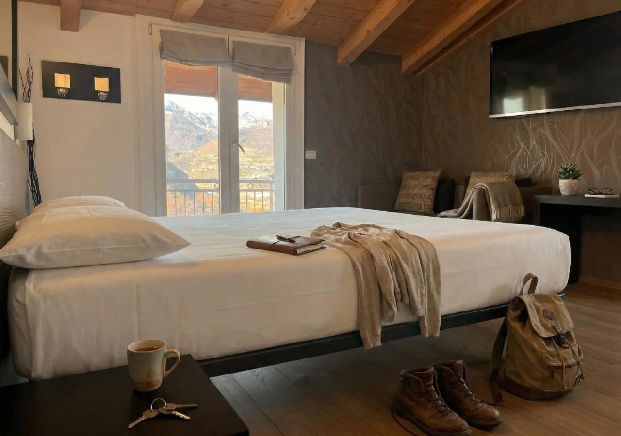 Bed in Hotel Isola Verde