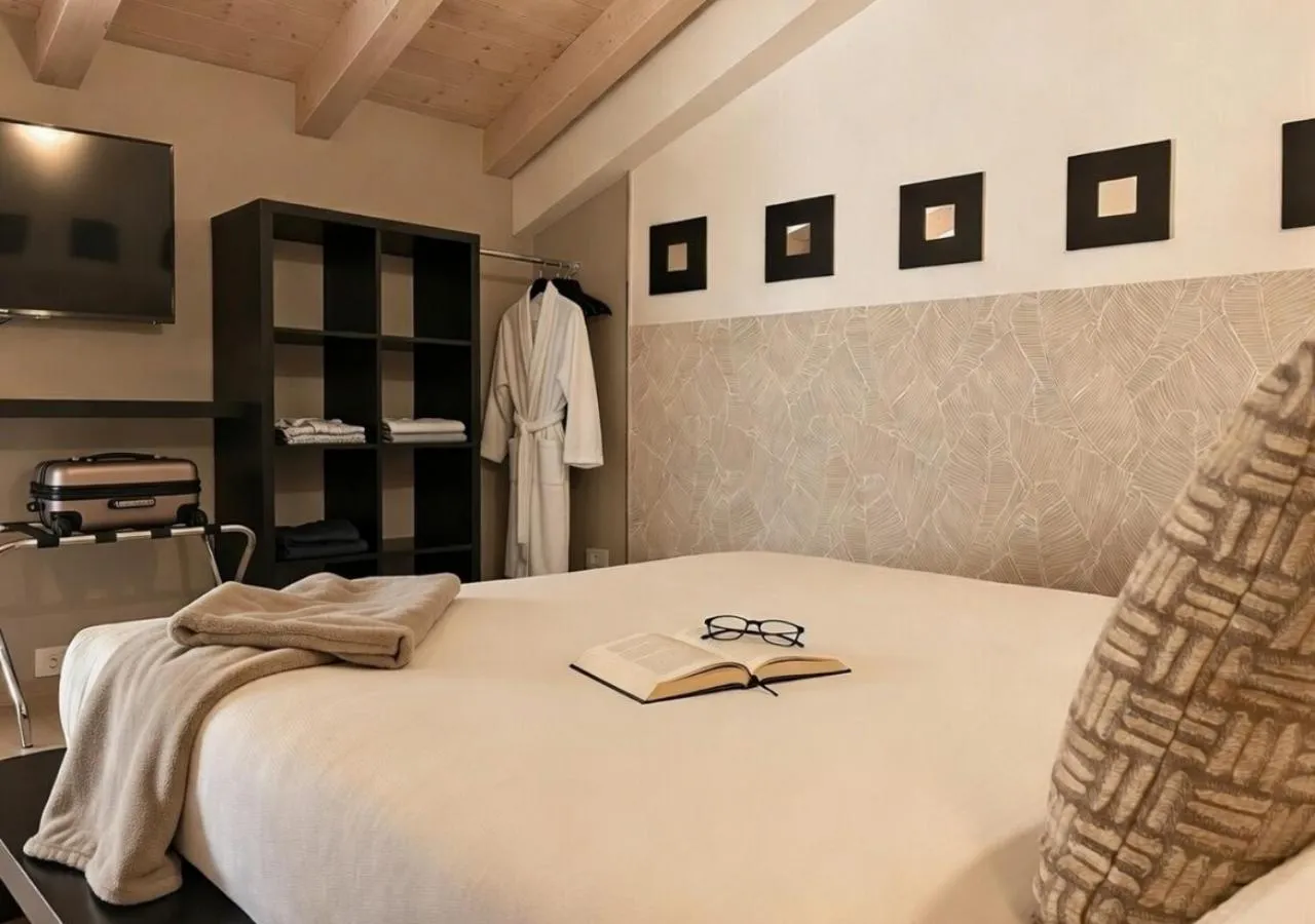 Bed in Hotel Isola Verde