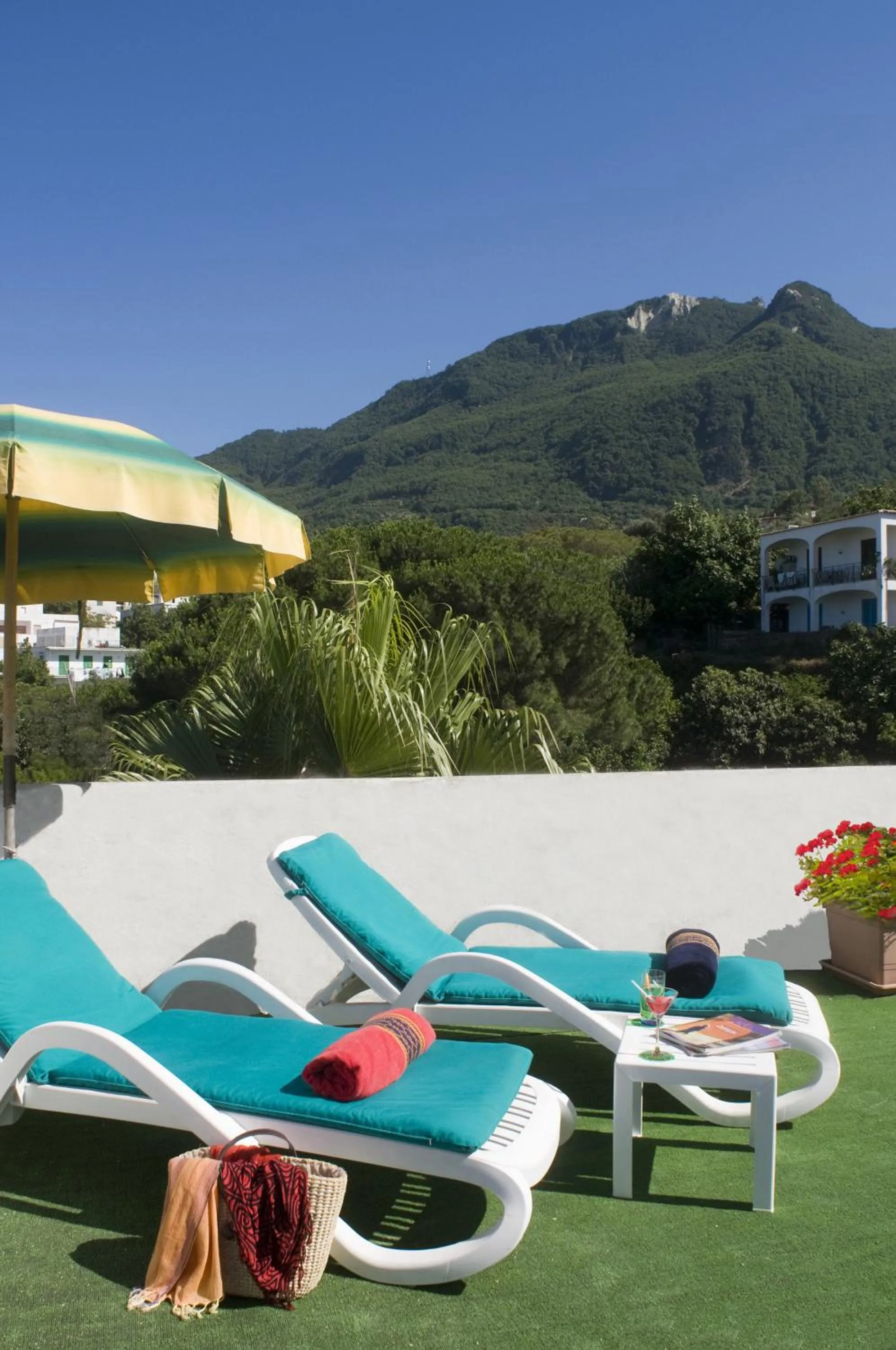 Patio in Hotel Villa Angelica