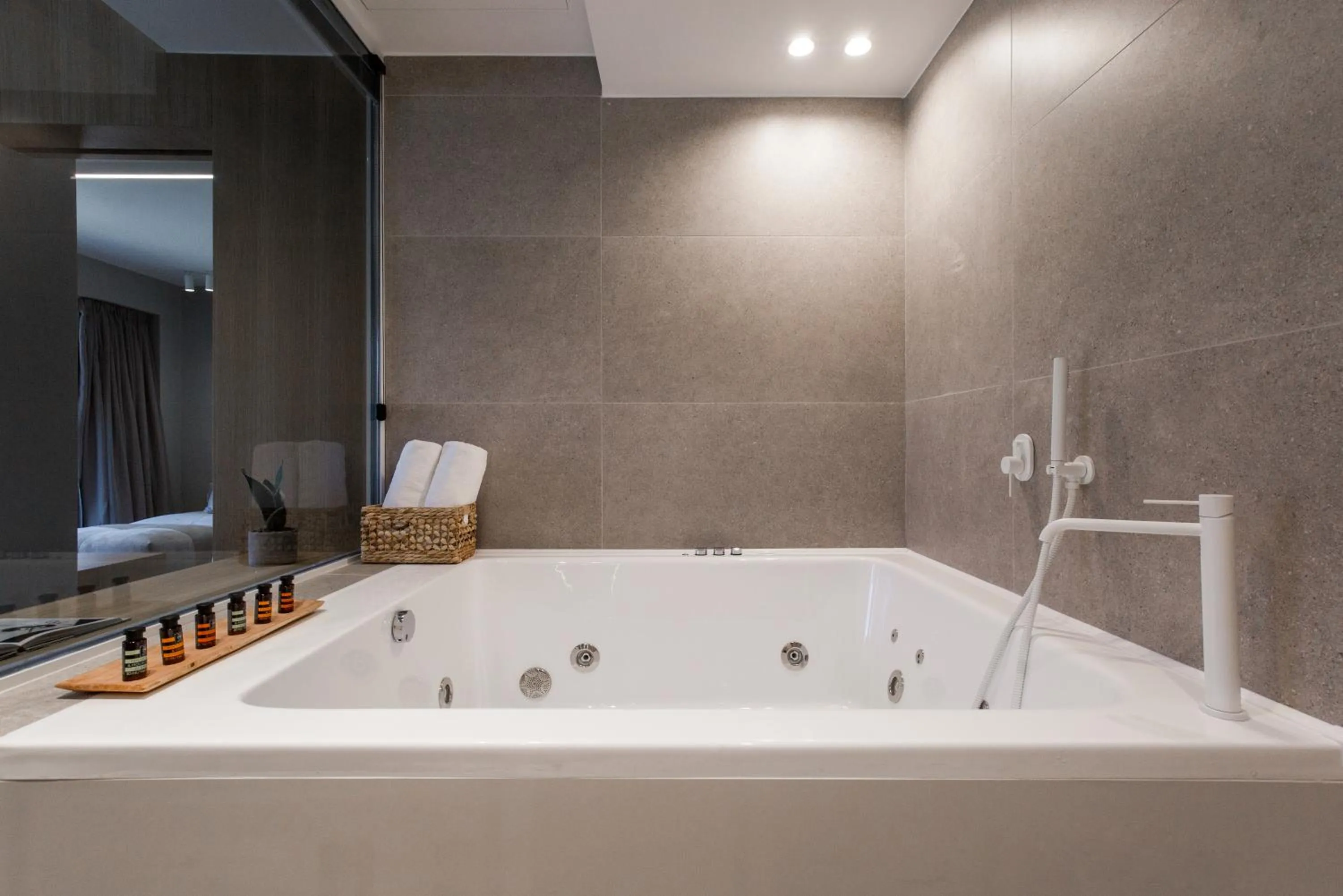 Hot Tub in Noemie Luxury Suites