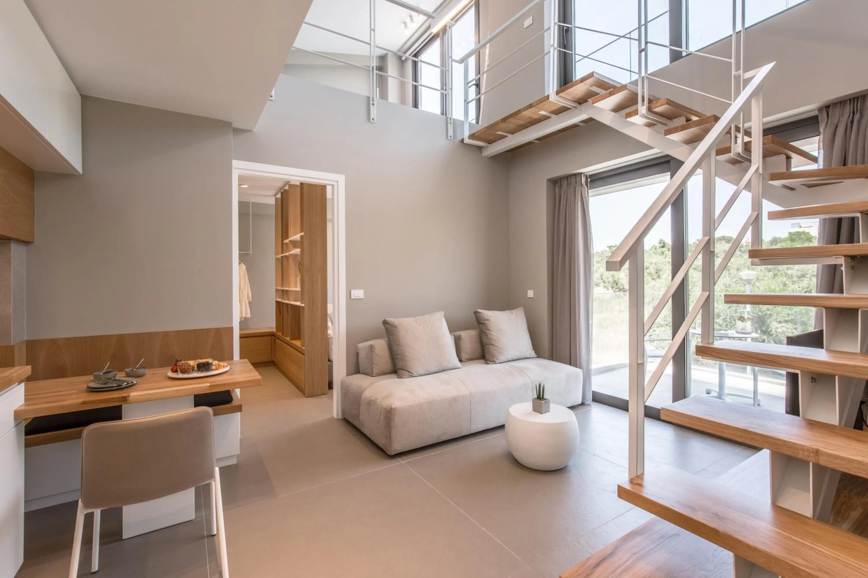 Living room in Noemie Luxury Suites