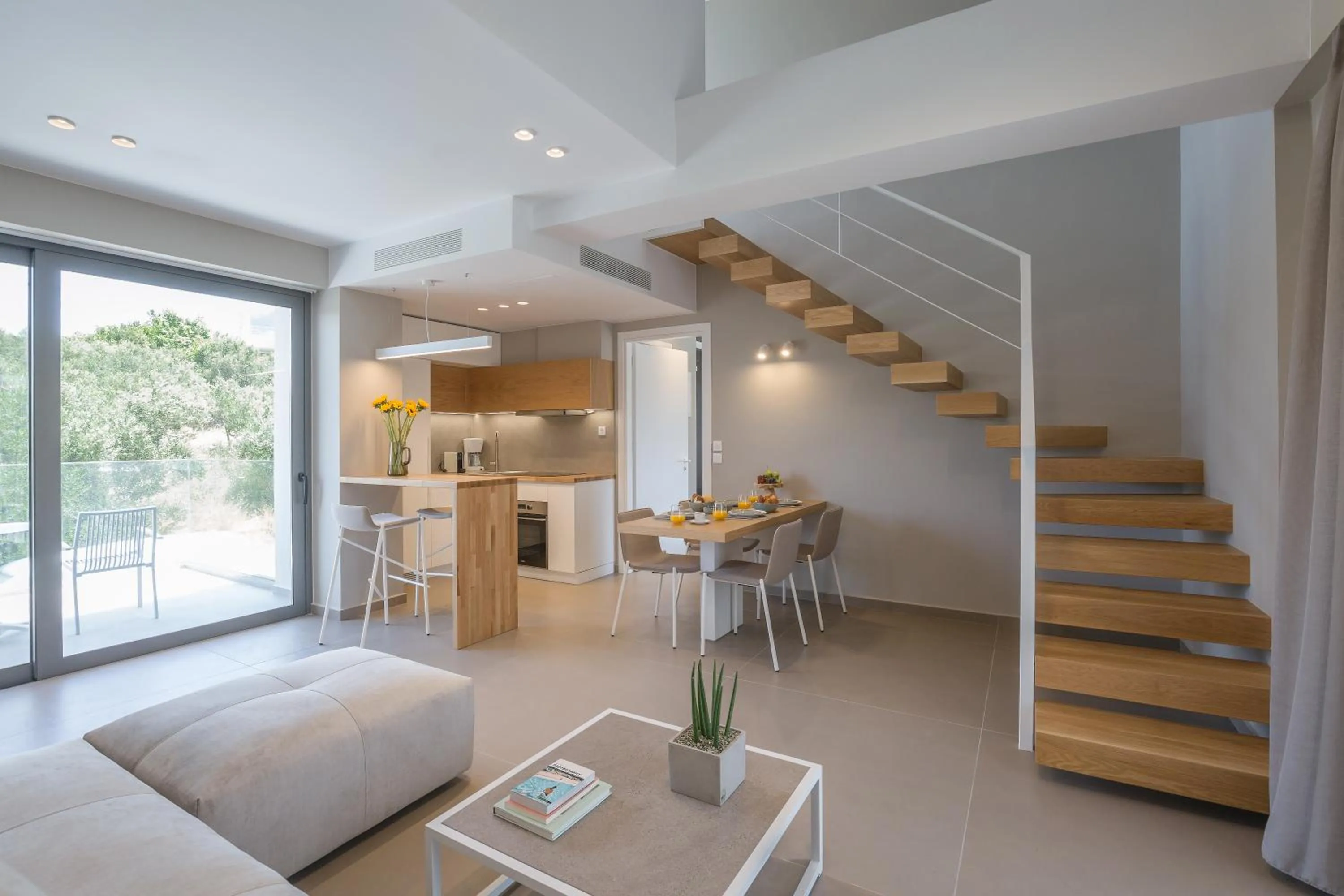 Living room in Noemie Luxury Suites