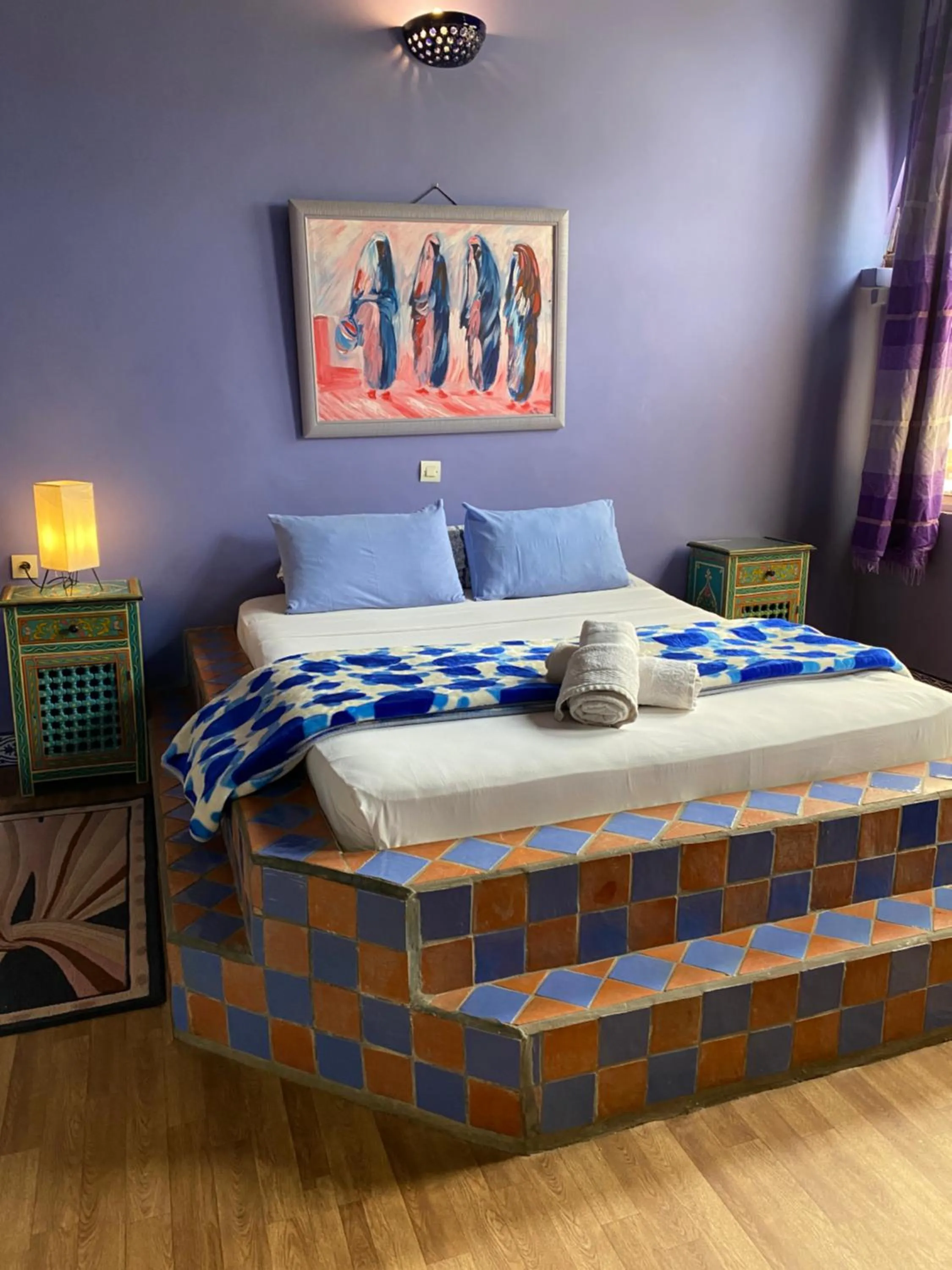 Bed in Ryad du Pêcheur Safi