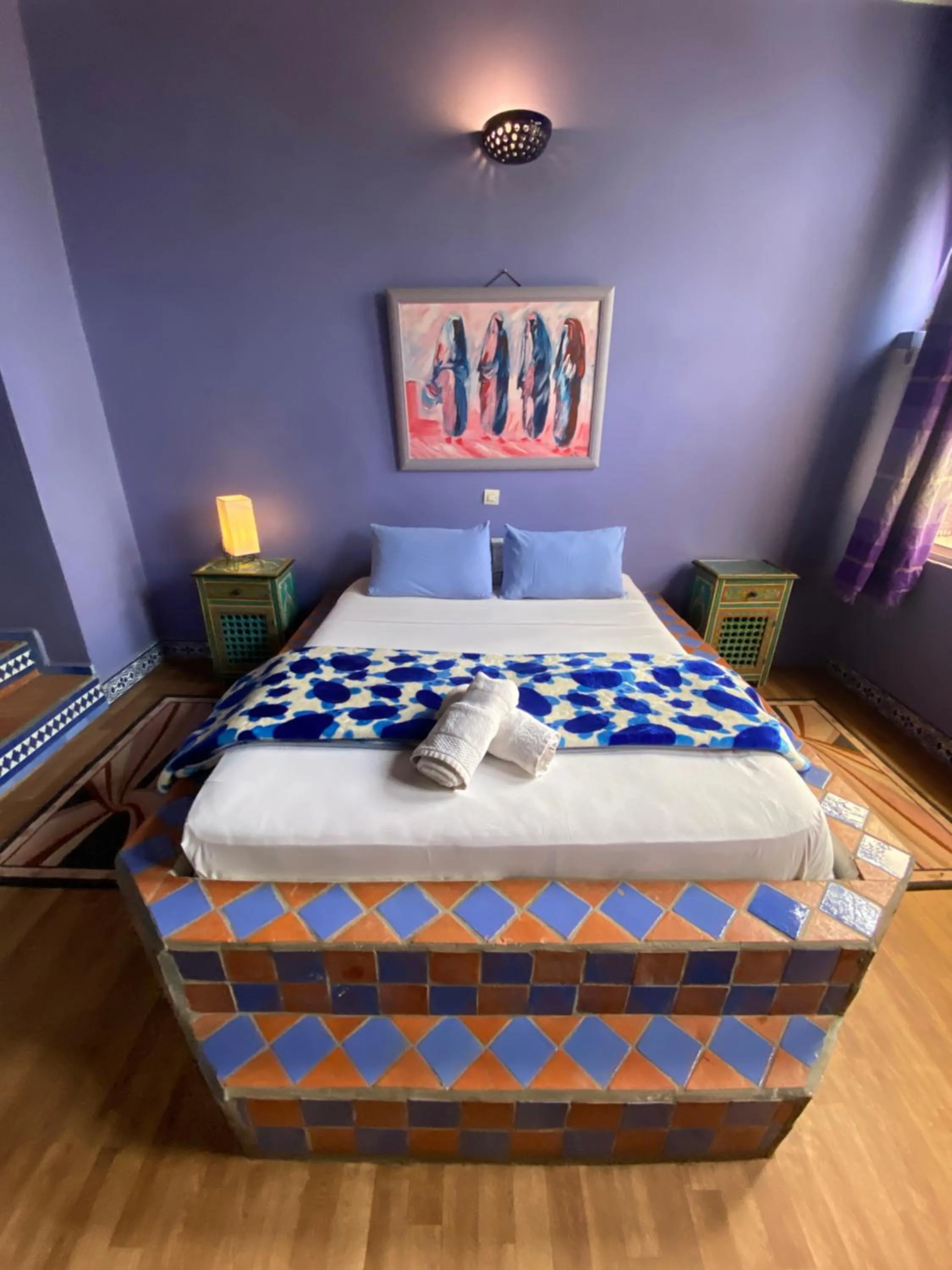 Bed in Ryad du Pêcheur Safi