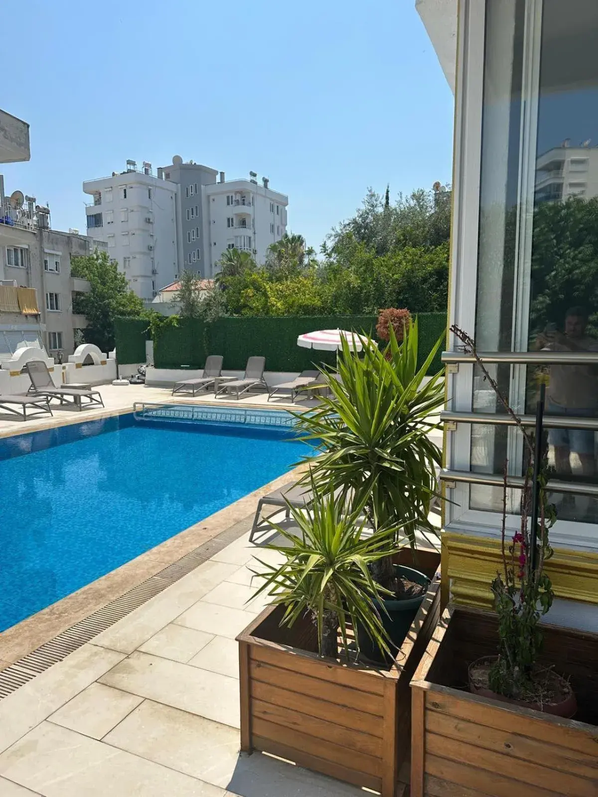 Swimming pool in Lara Olympos Pansiyon Swimming pool in Lara Olympos Pansiyon