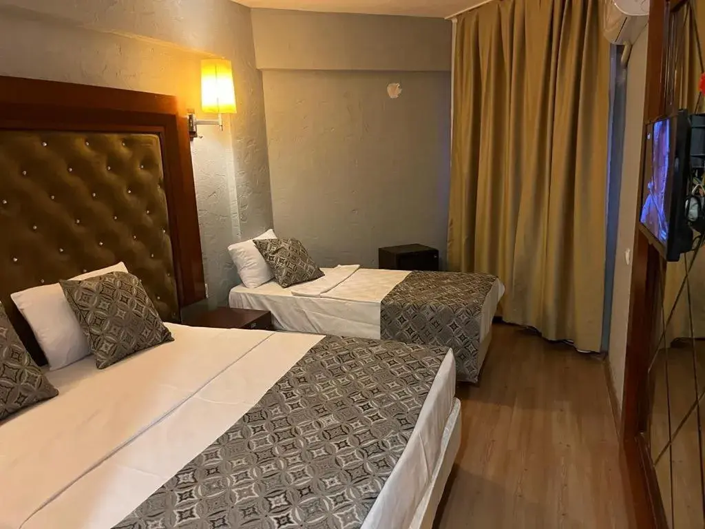 Bed in Lara Olympos Pansiyon Bed in Lara Olympos Pansiyon