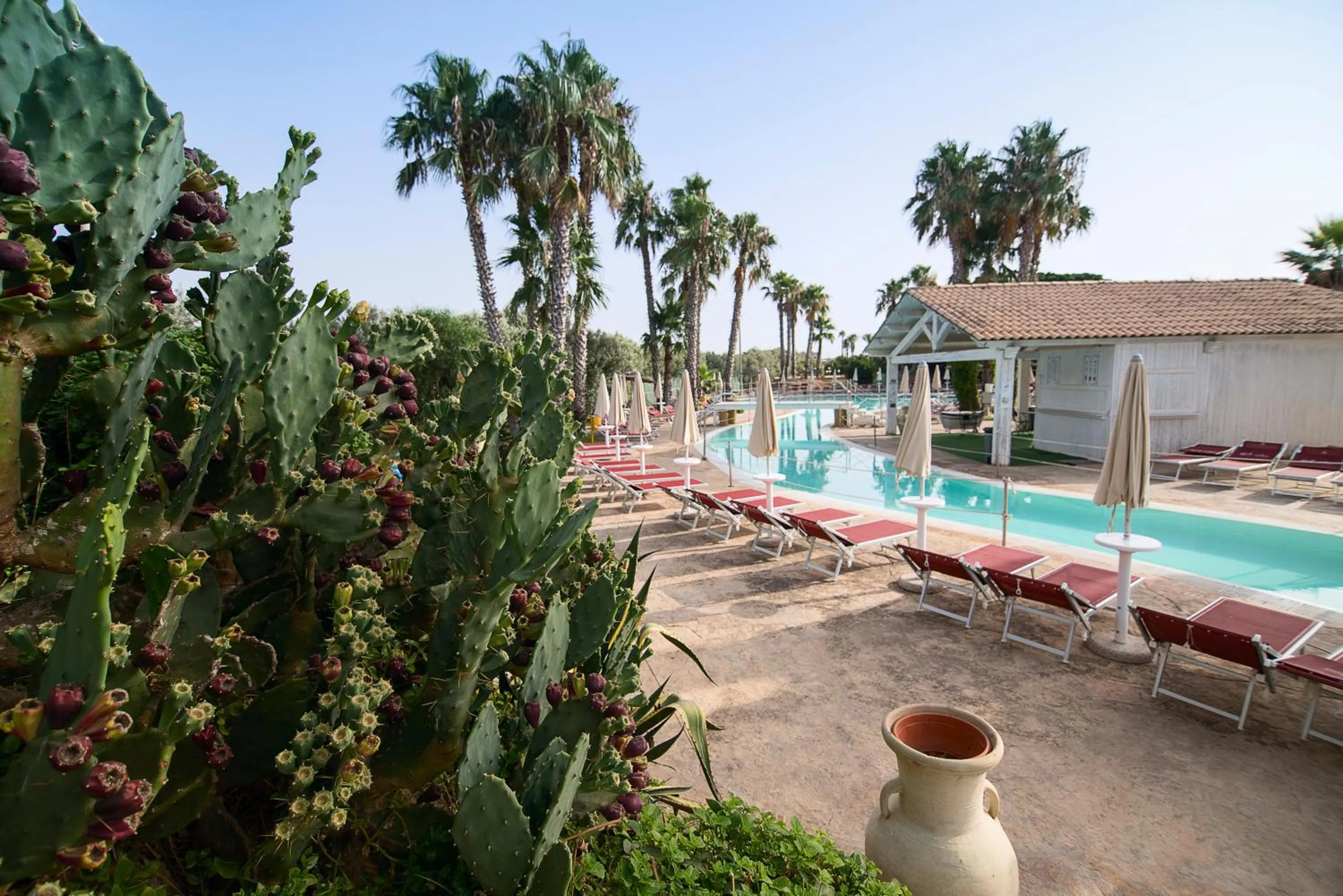Patio in Hotel Baglio Basile