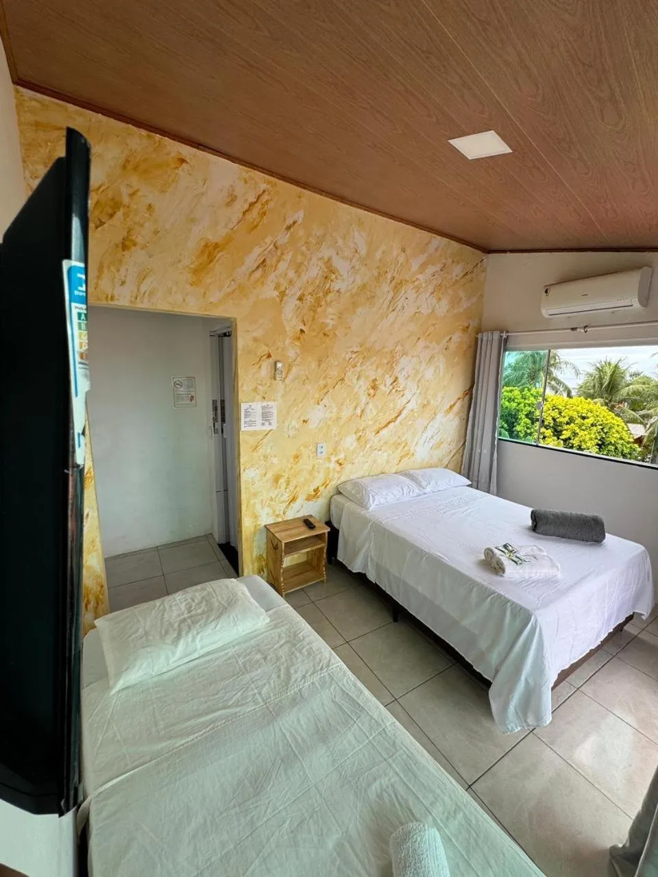 Bed in Pousada Shamah - Morro de São Paulo