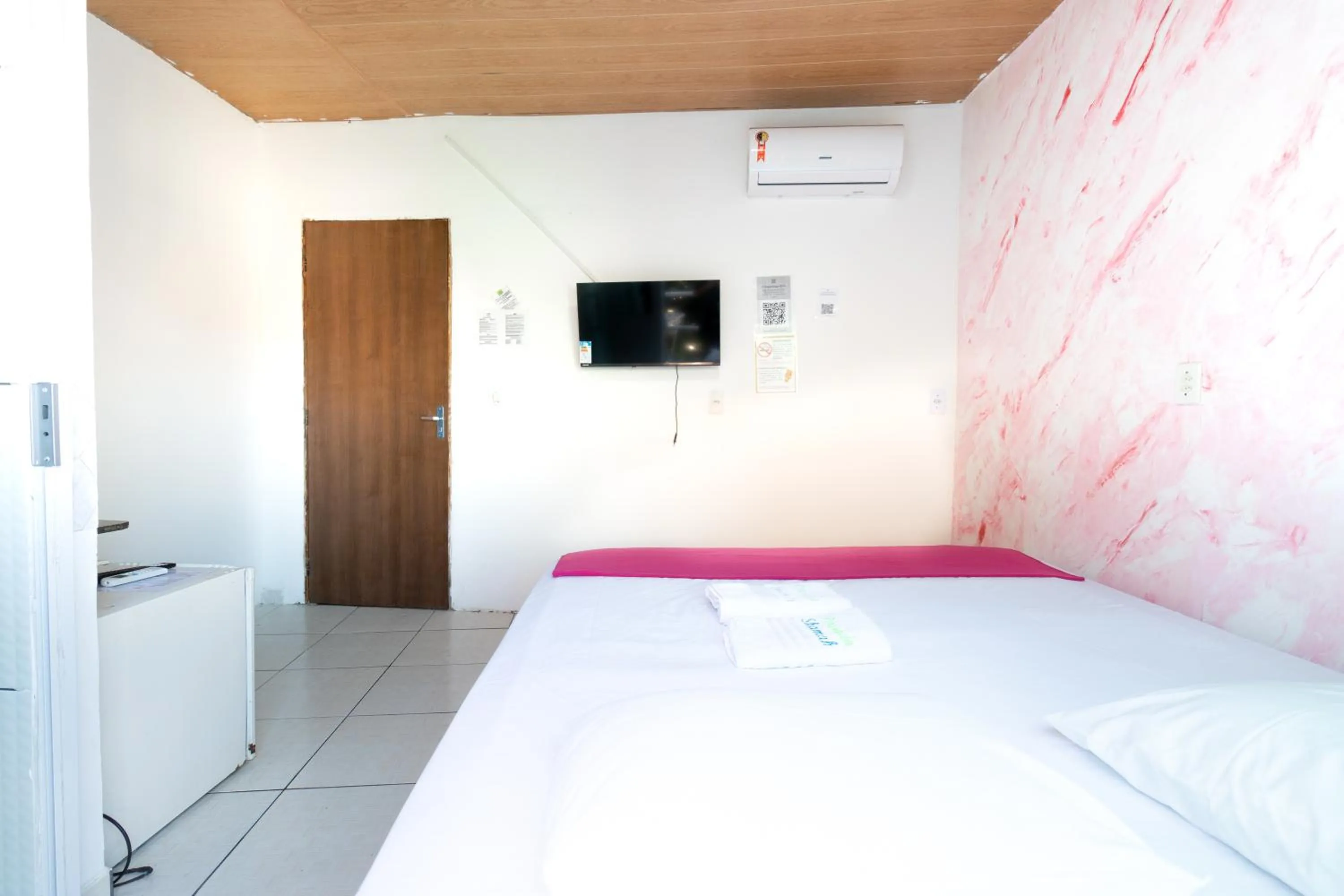 Bed in Pousada Shamah