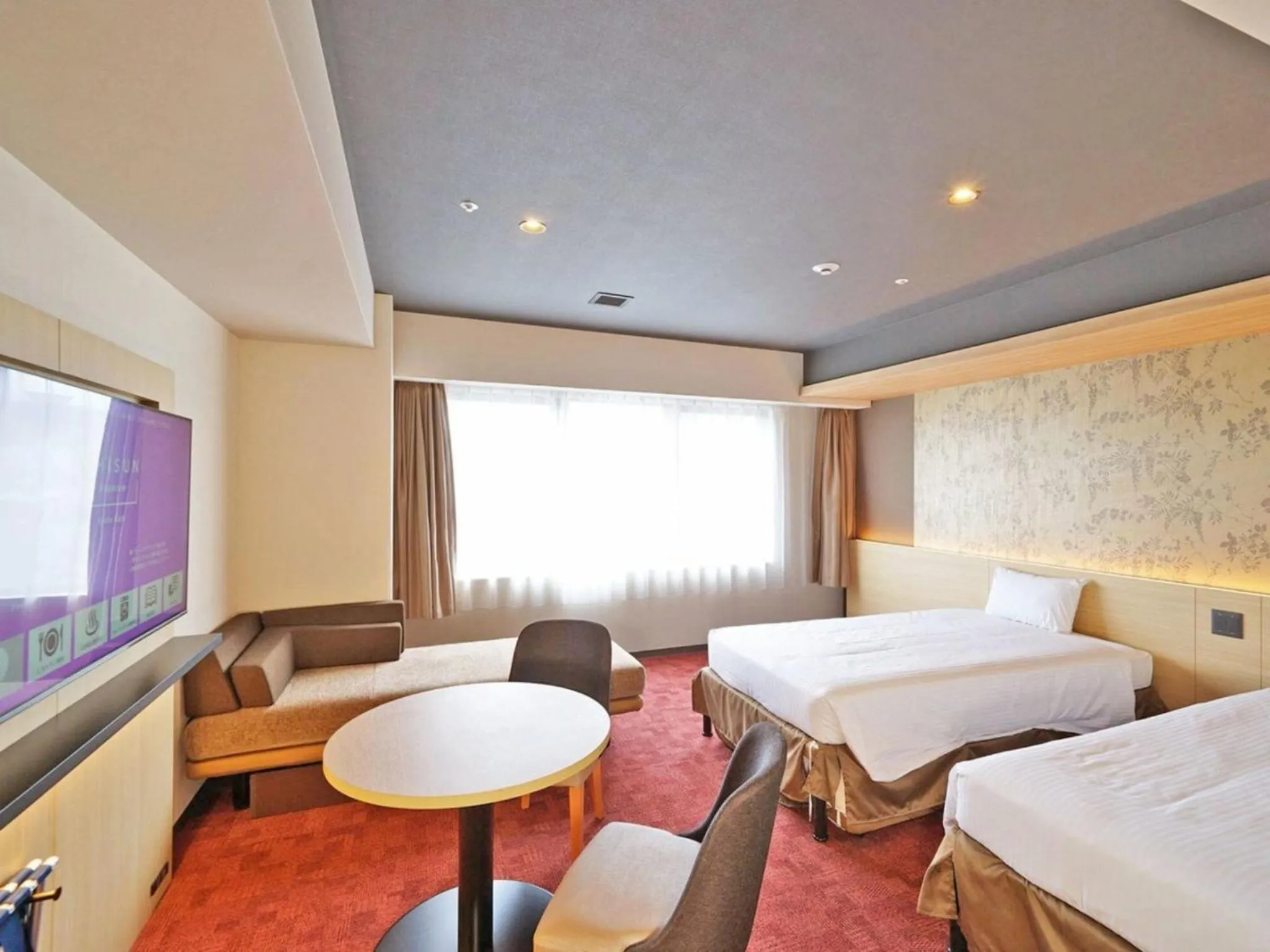 Photo of the whole room, Bed in CHISUN PREMIUM Kyoto Kujo