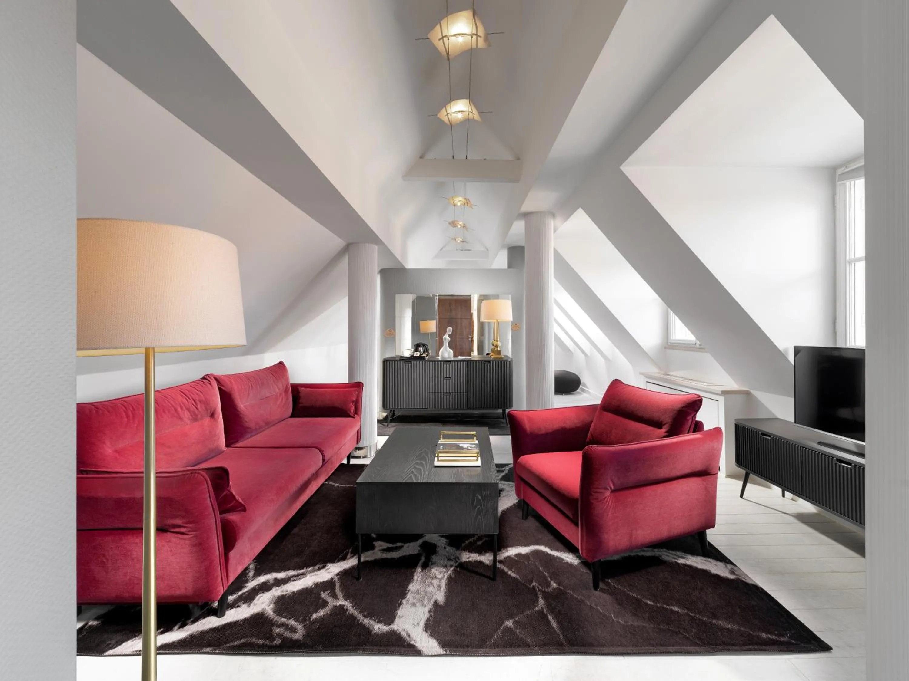 Seating area in Mamaison Le Regina Boutique Hotel