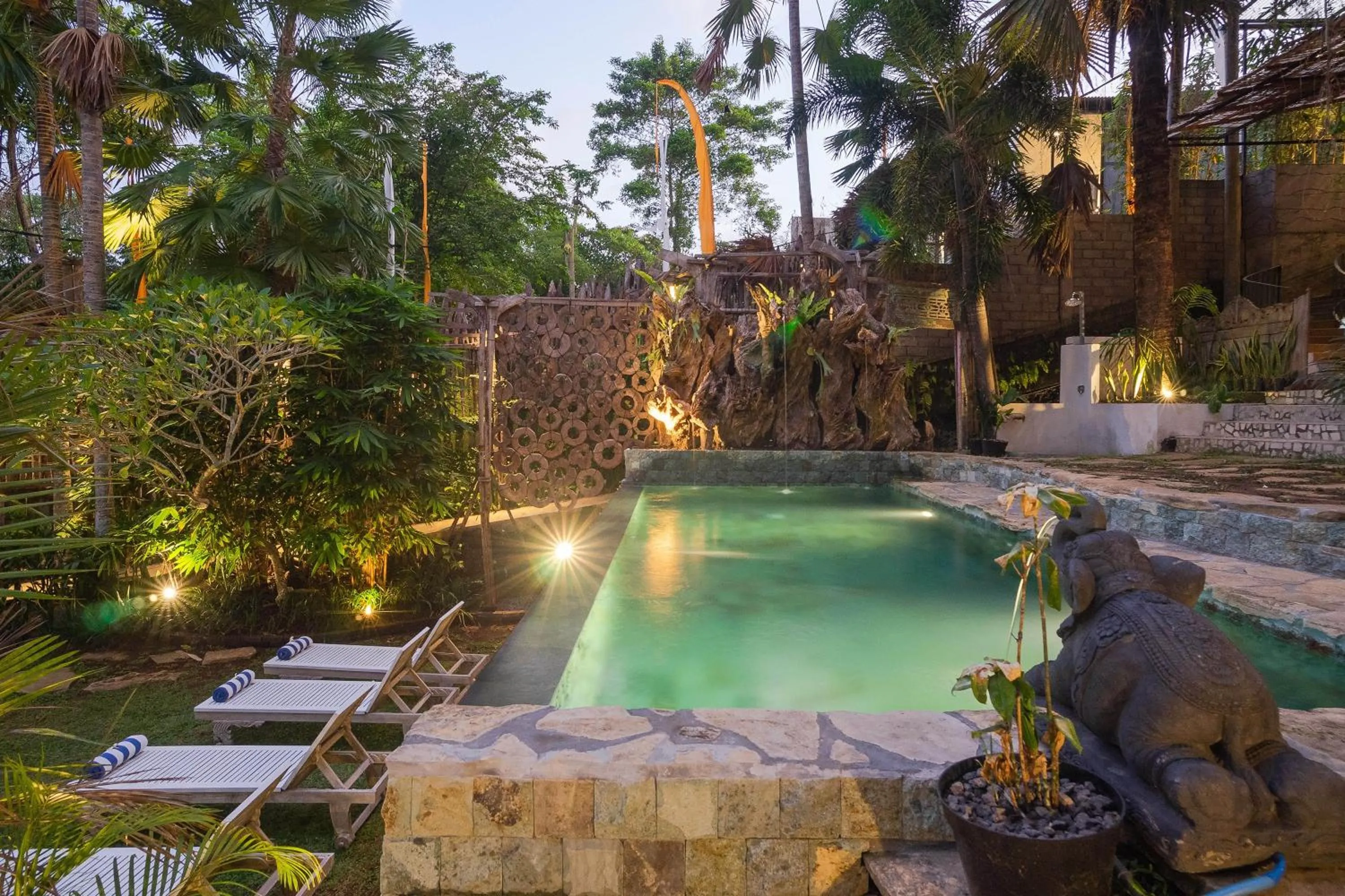 Swimming pool in Nayaka Living Ubud
